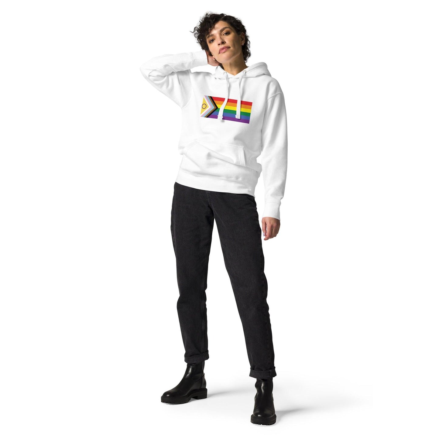 Intersex-Inclusive Pride Flag Hoodie - Hoodie - Free 2 B