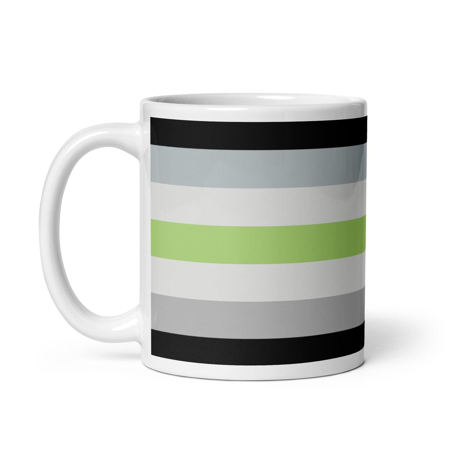 Agender Flag Mug - Mug - Free 2 B