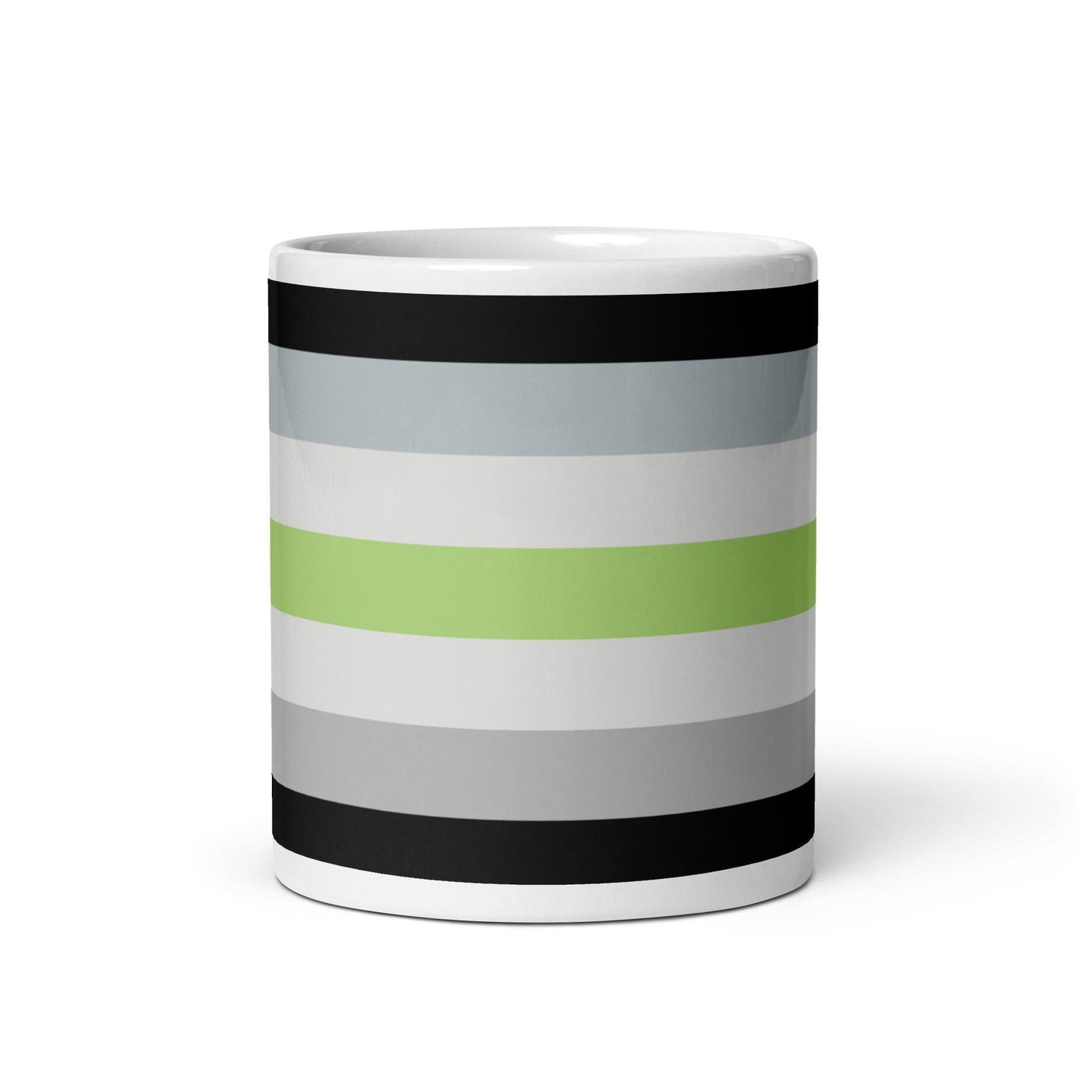 Agender Flag Mug - Mug - Free 2 B