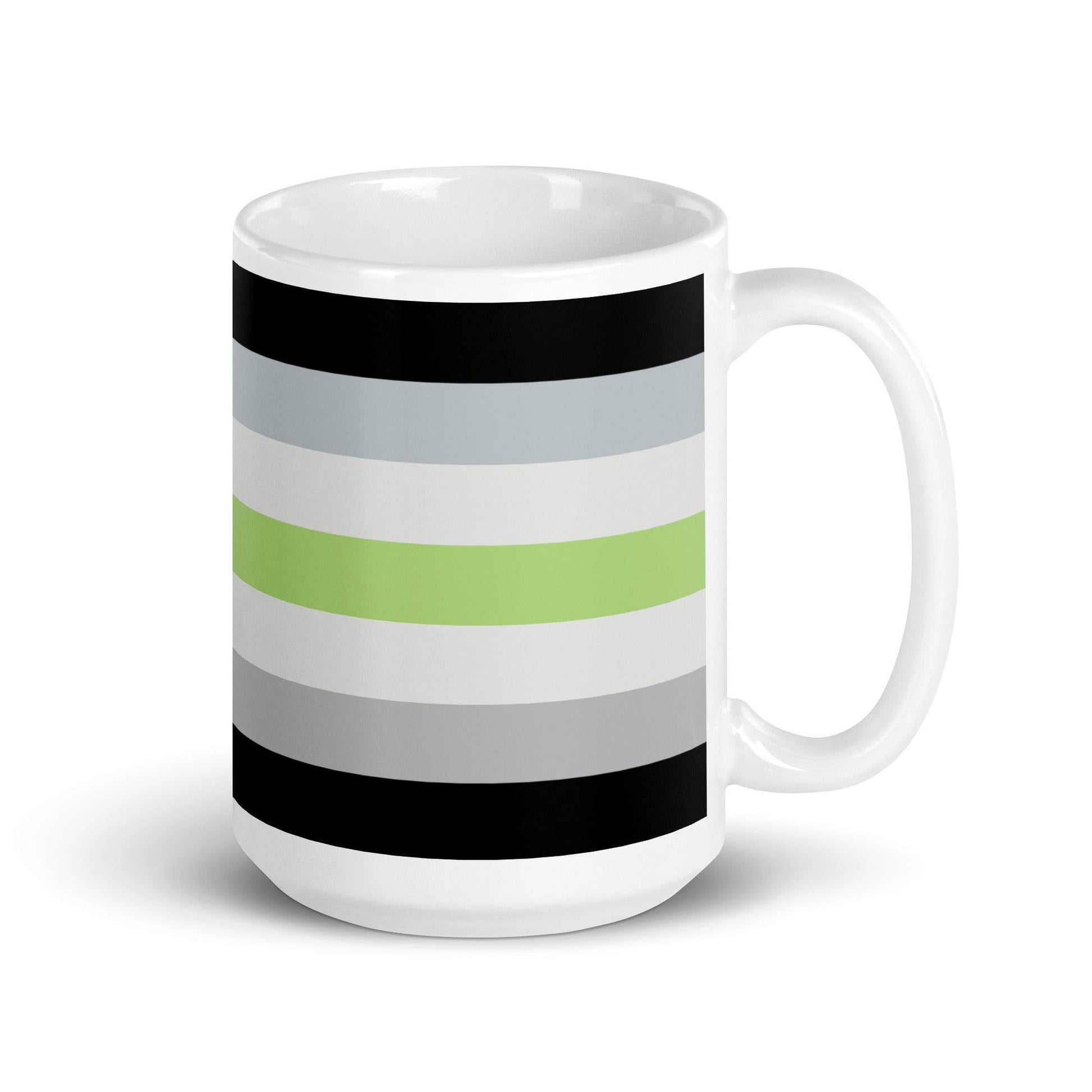 Agender Flag Mug - Mug - Free 2 B