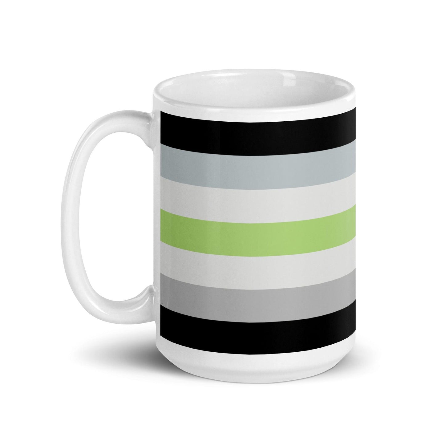 Agender Flag Mug - Mug - Free 2 B