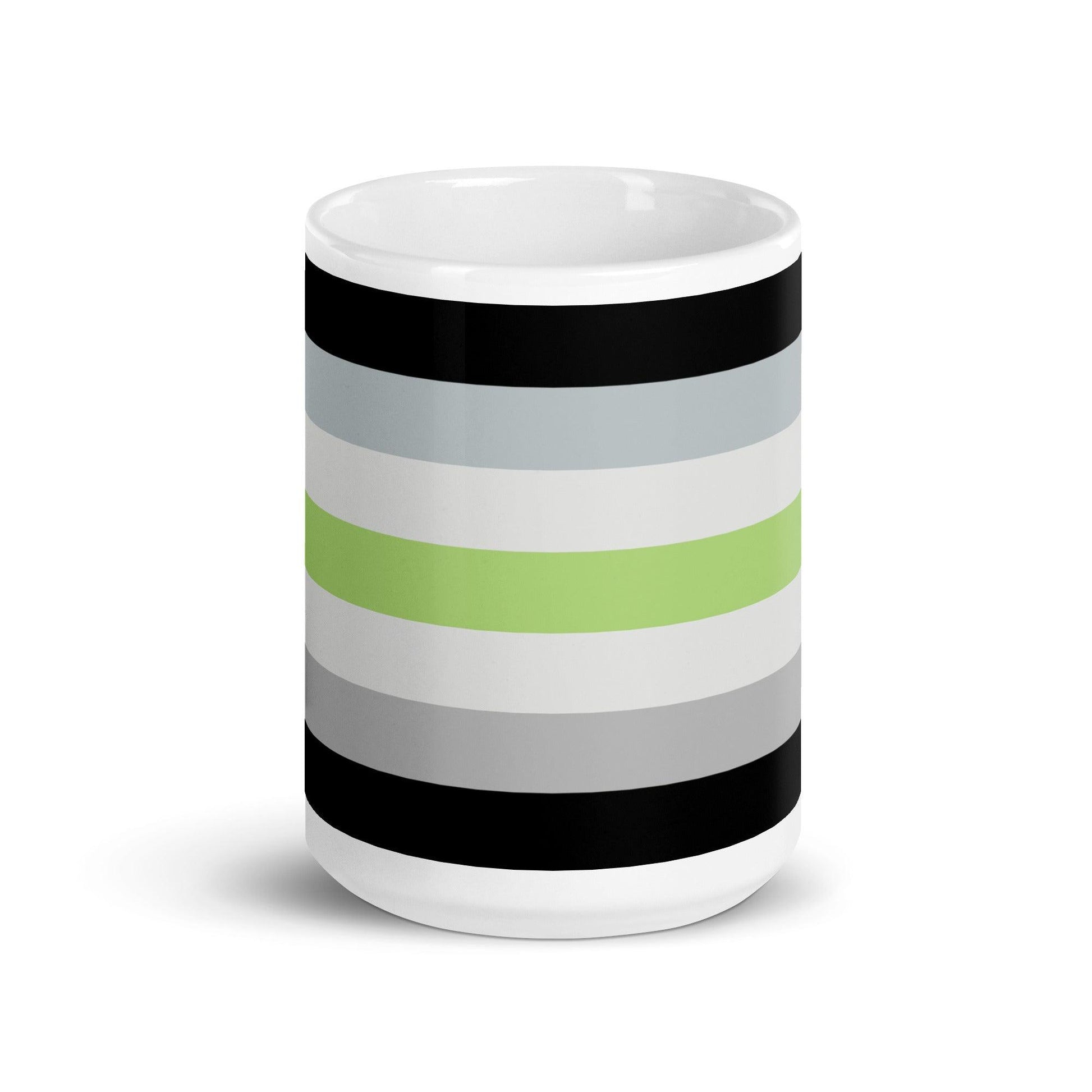 Agender Flag Mug - Mug - Free 2 B