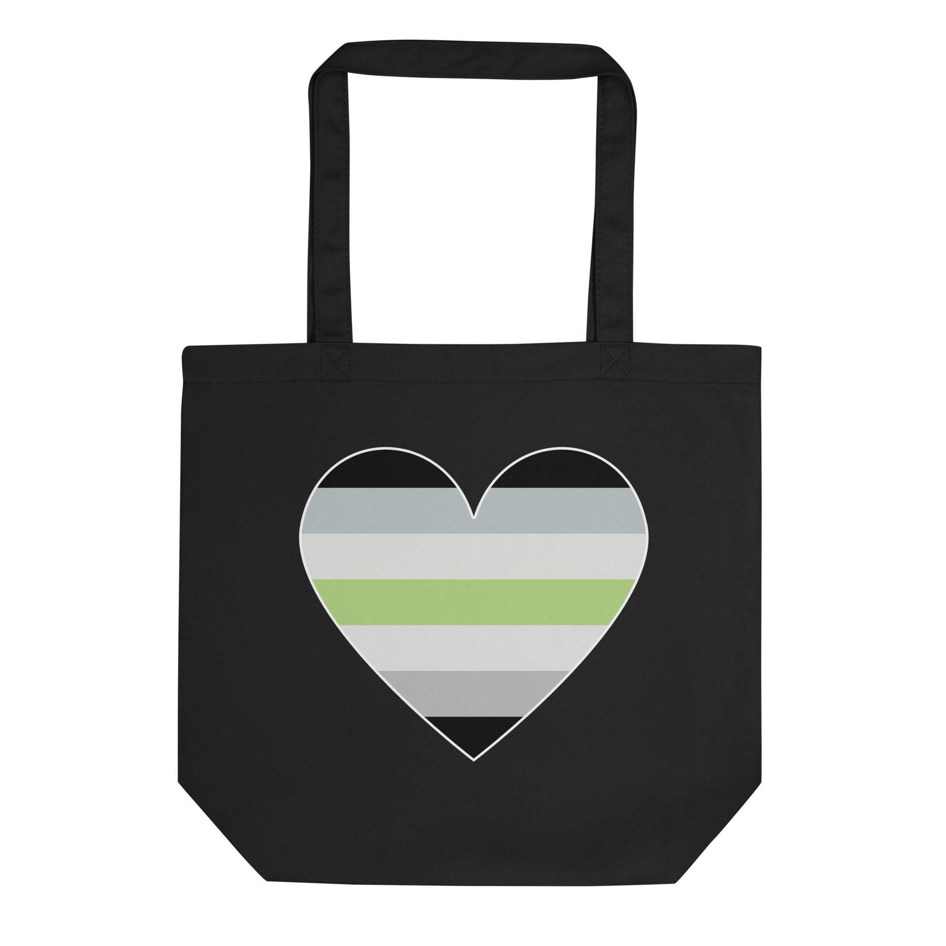 Agender Heart Tote Bag - Tote Bag - Free 2 B