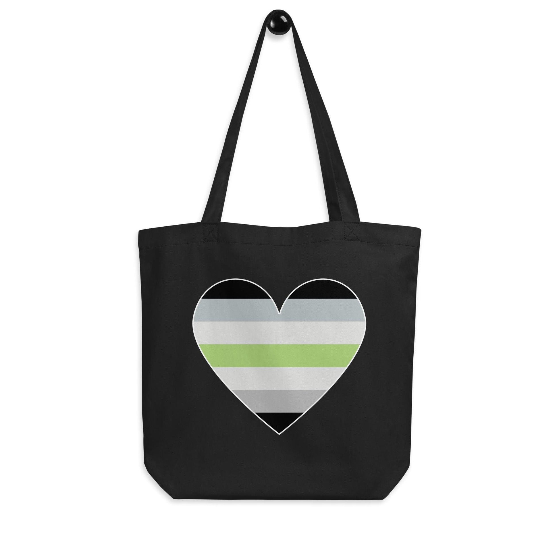 Agender Heart Tote Bag - Tote Bag - Free 2 B