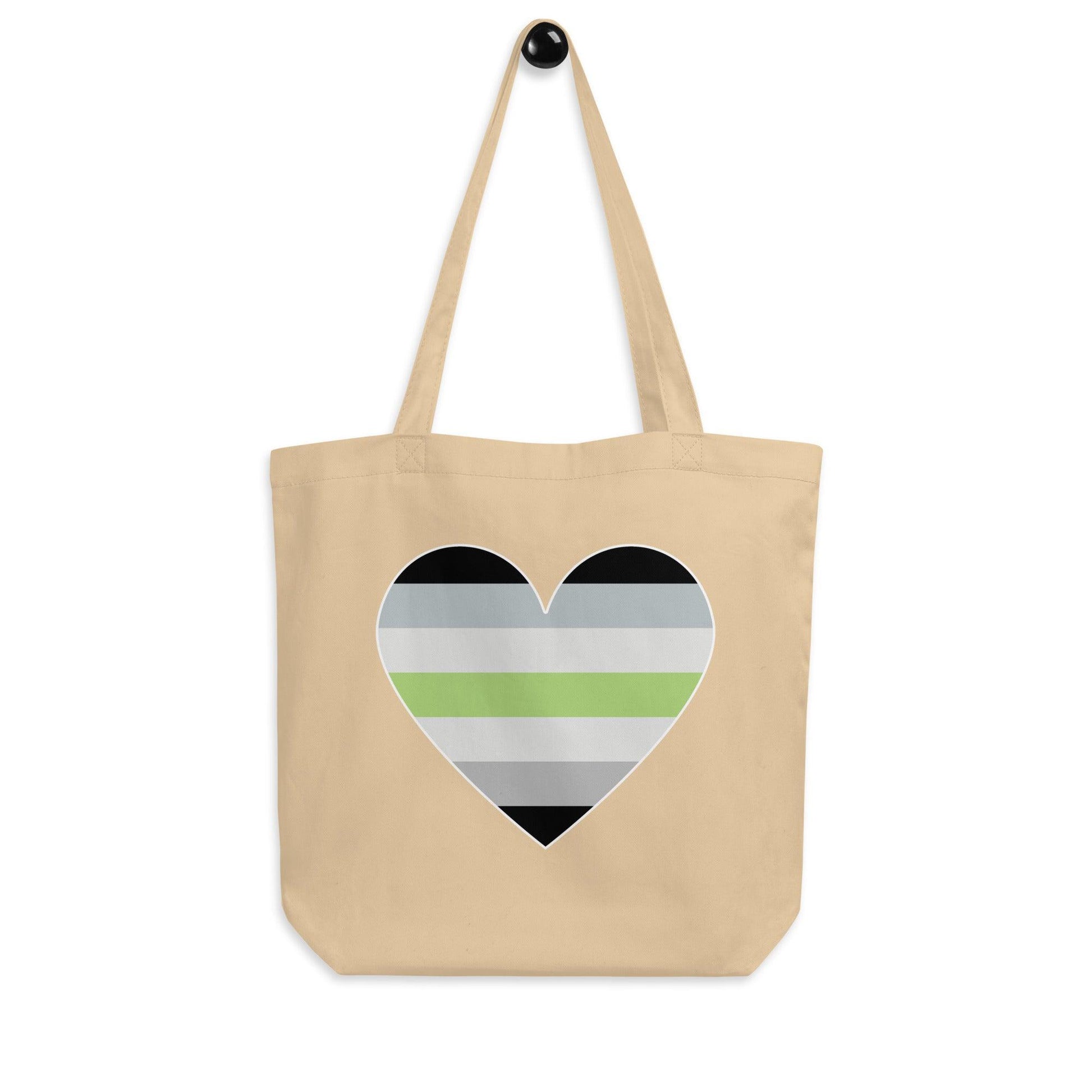 Agender Heart Tote Bag - Tote Bag - Free 2 B