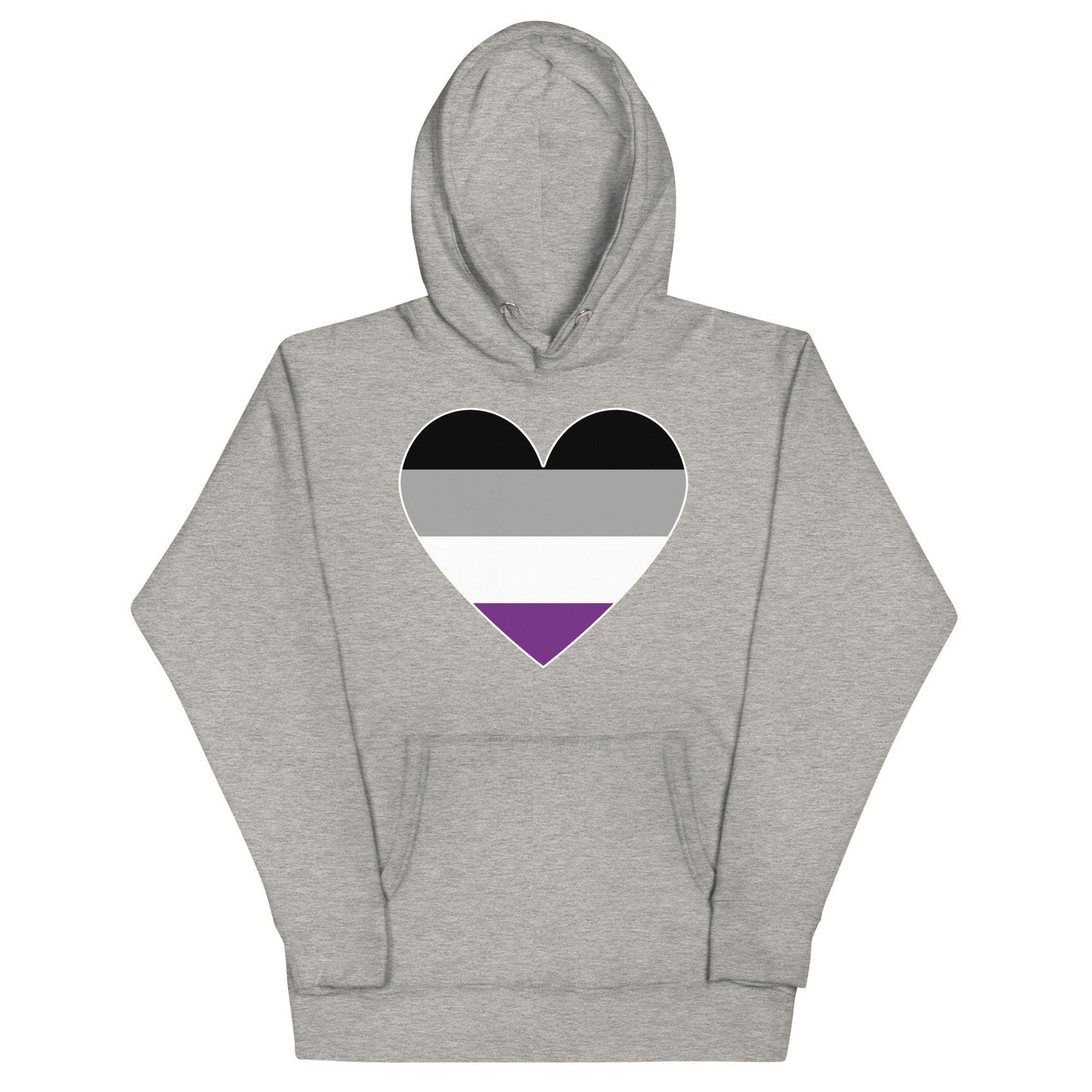 Asexual Heart Hoodie - Hoodie - Free 2 B