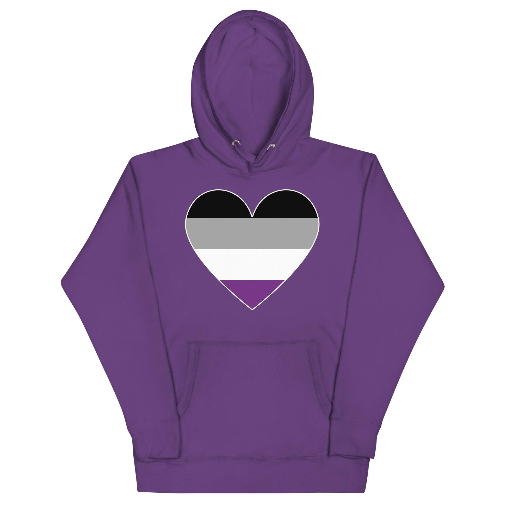 Asexual Heart Hoodie - Hoodie - Free 2 B