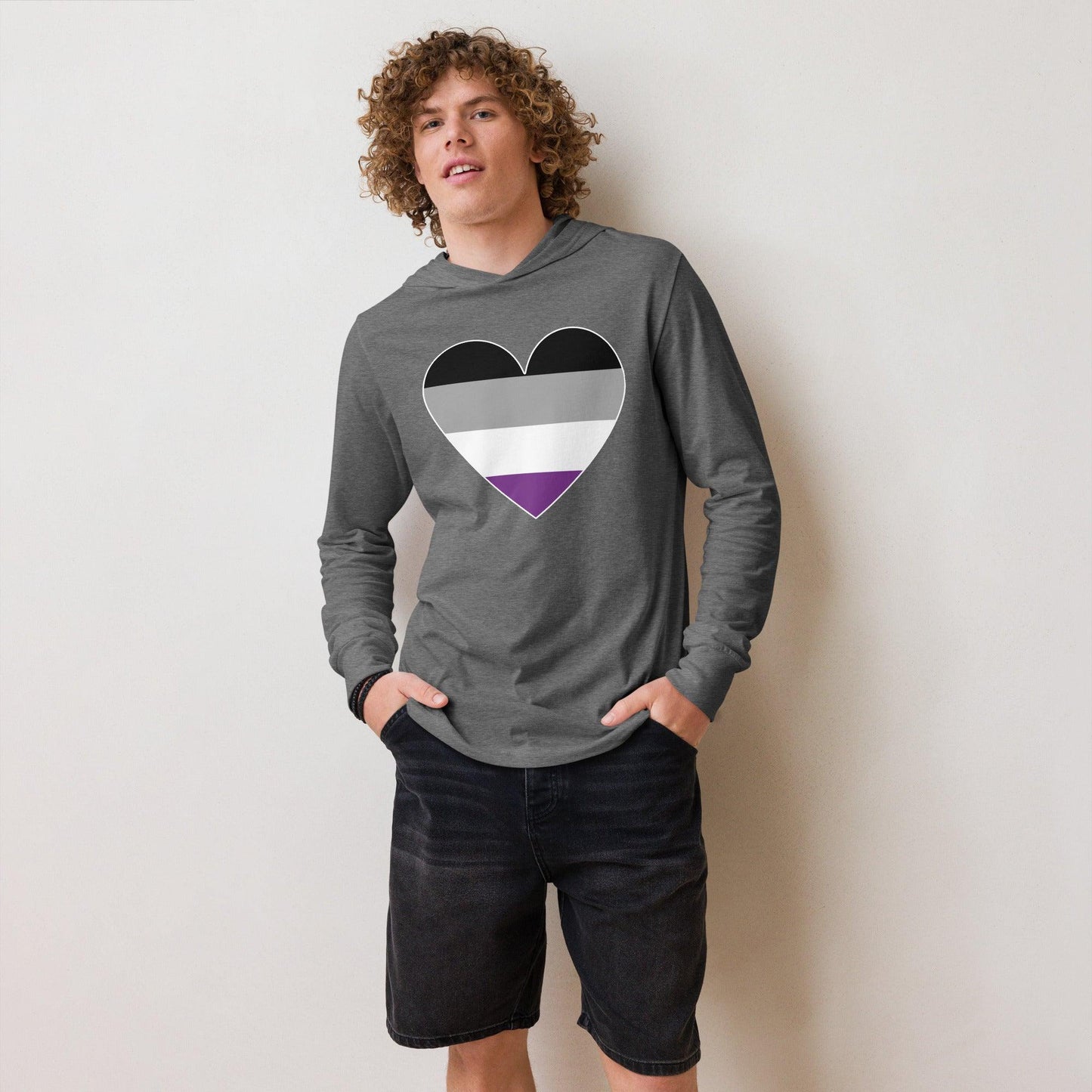 Asexual Heart Long Sleeve Shirt - Long Sleeve Shirt - Free 2 B