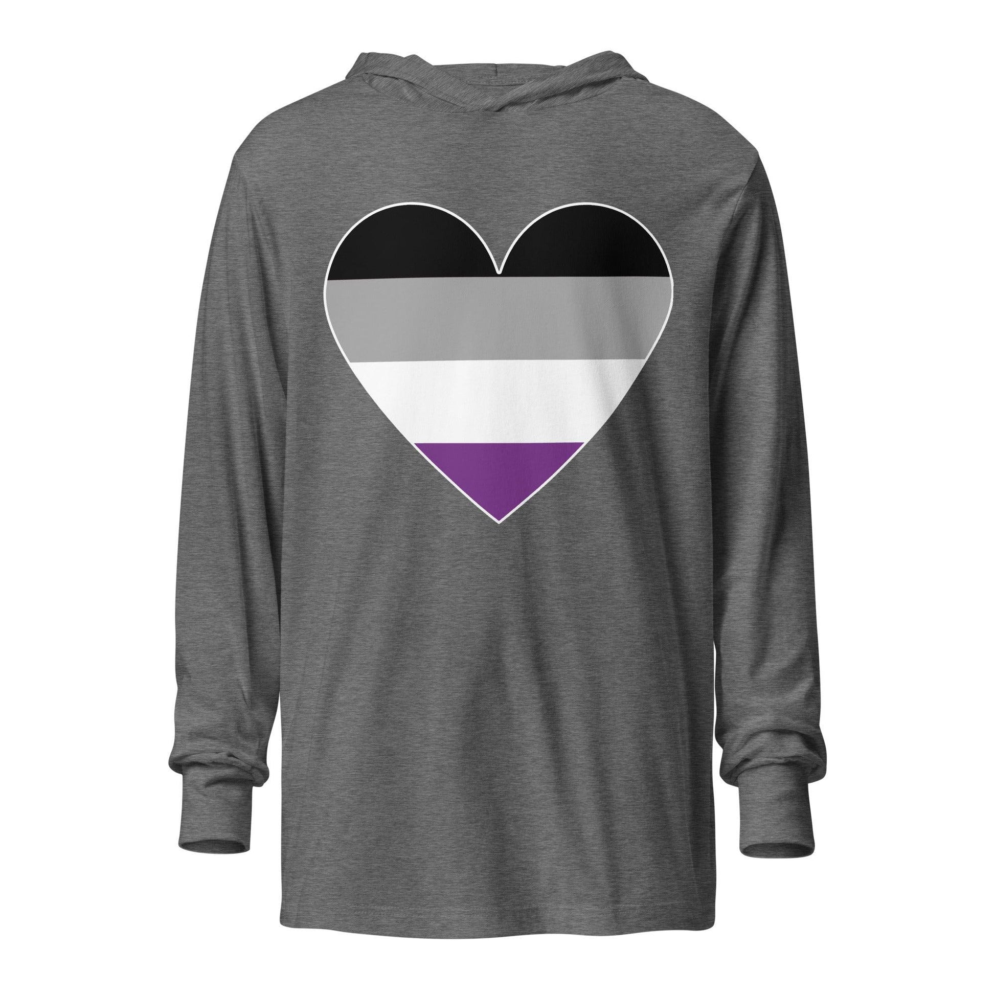 Asexual Heart Long Sleeve Shirt - Long Sleeve Shirt - Free 2 B