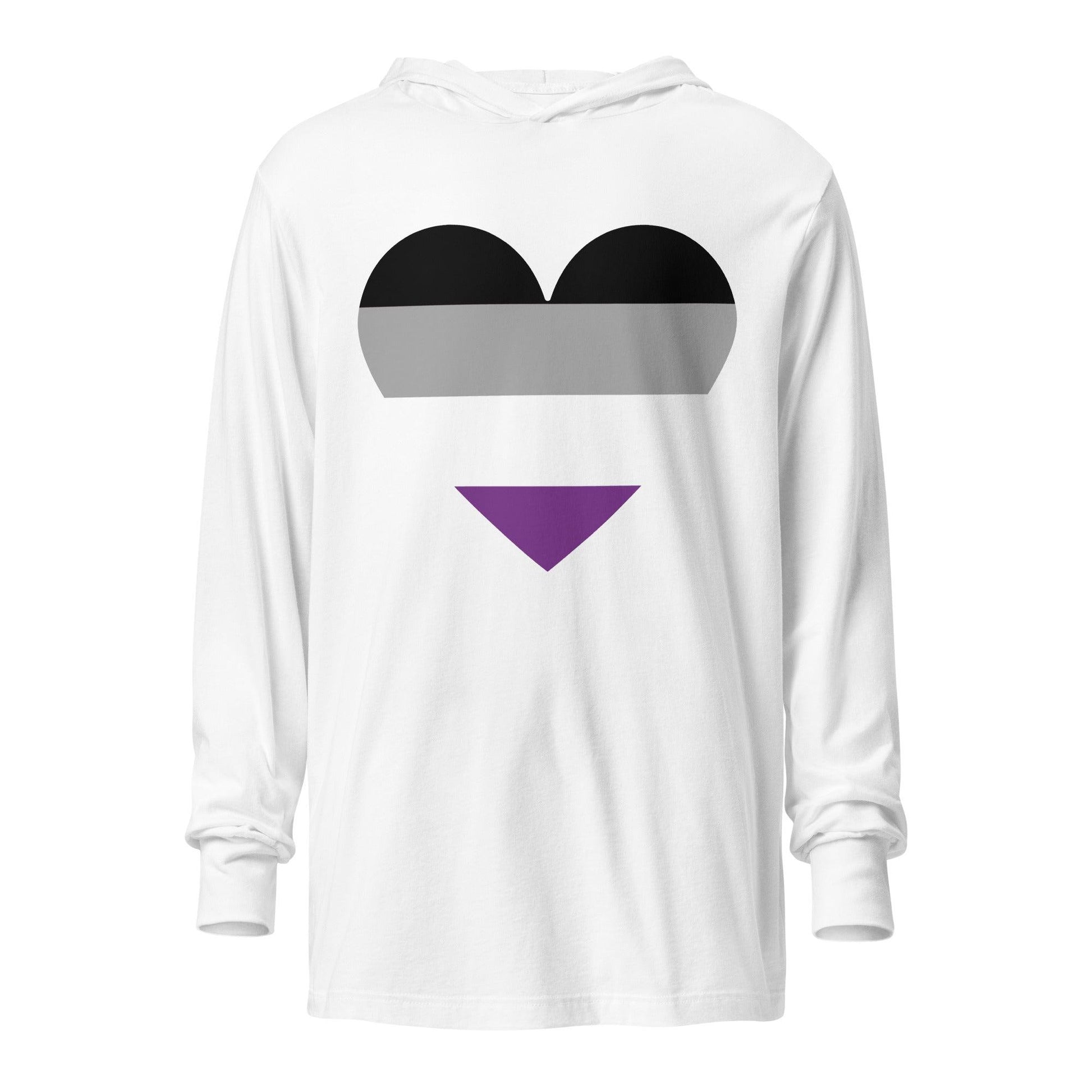 Asexual Heart Long Sleeve Shirt - Long Sleeve Shirt - Free 2 B