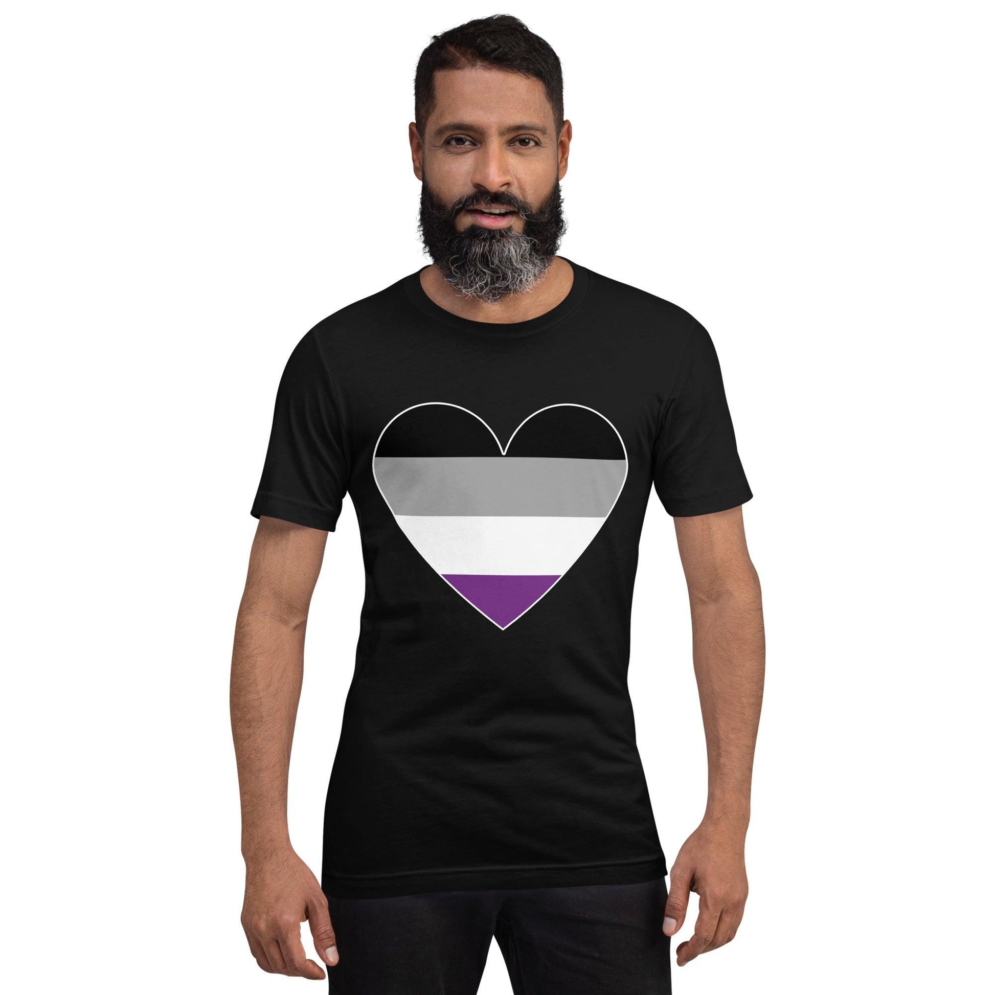 Asexual Heart T-Shirt - T Shirt - Free 2 B