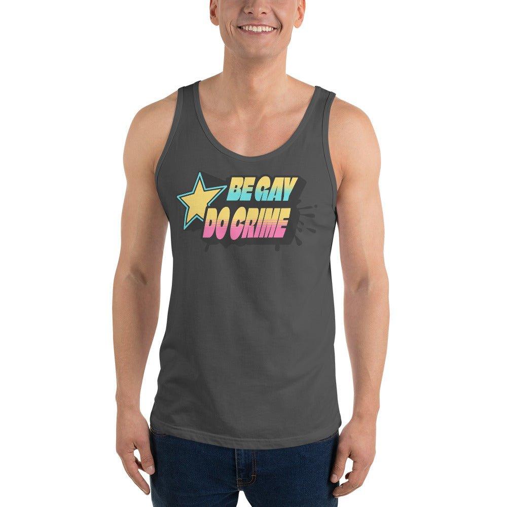 "Be Gay Do Crime" Tank Top - Tank Top - Free 2 B