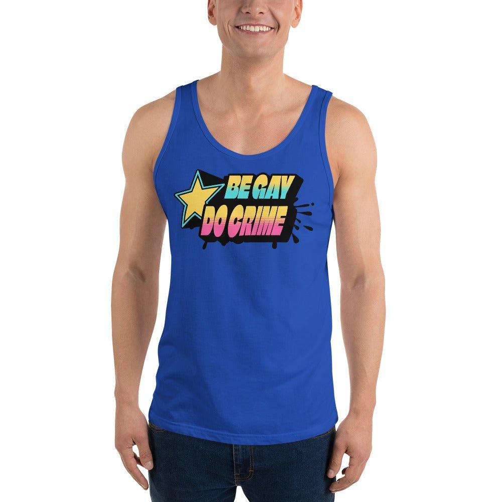 "Be Gay Do Crime" Tank Top - Tank Top - Free 2 B