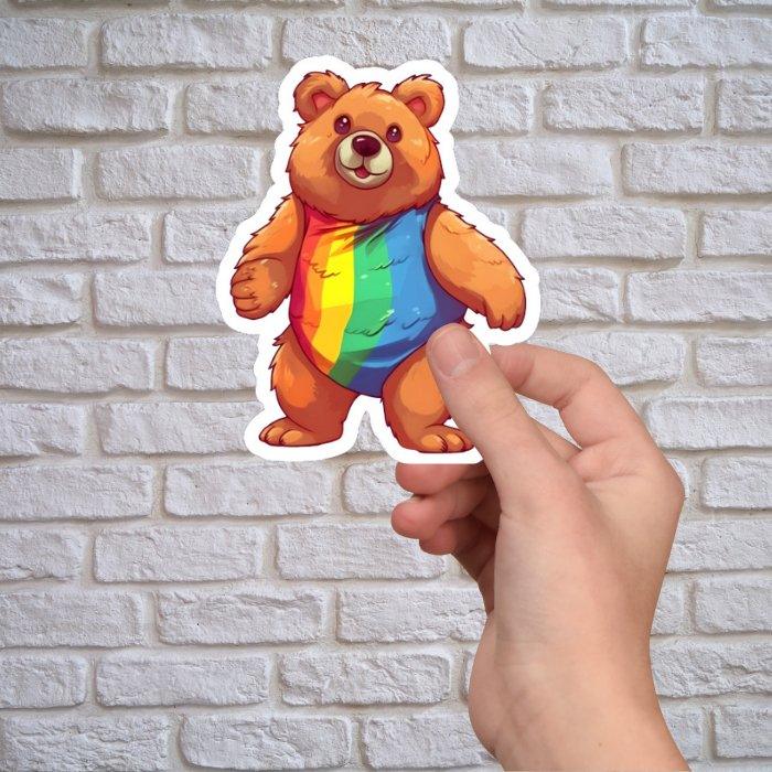 Bear Pride Sticker - Sticker - Free 2 B