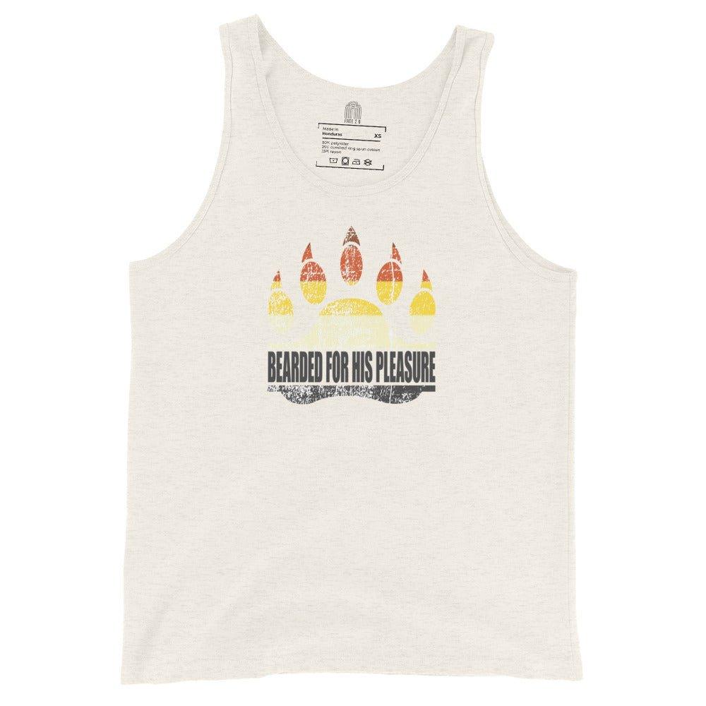 "Bearded For His Pleasure" Tank Top - Tank Top - Free 2 B