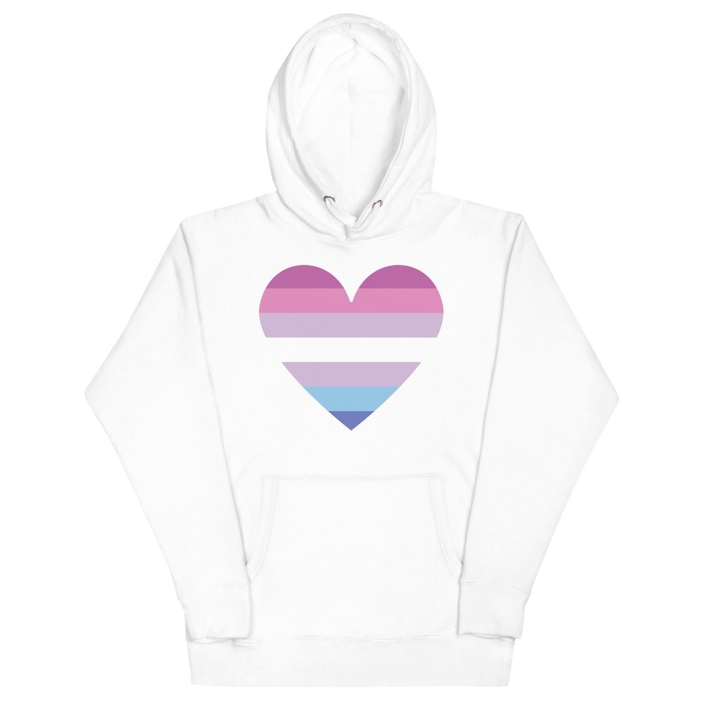 Bigender Heart Hoodie - Hoodie - Free 2 B