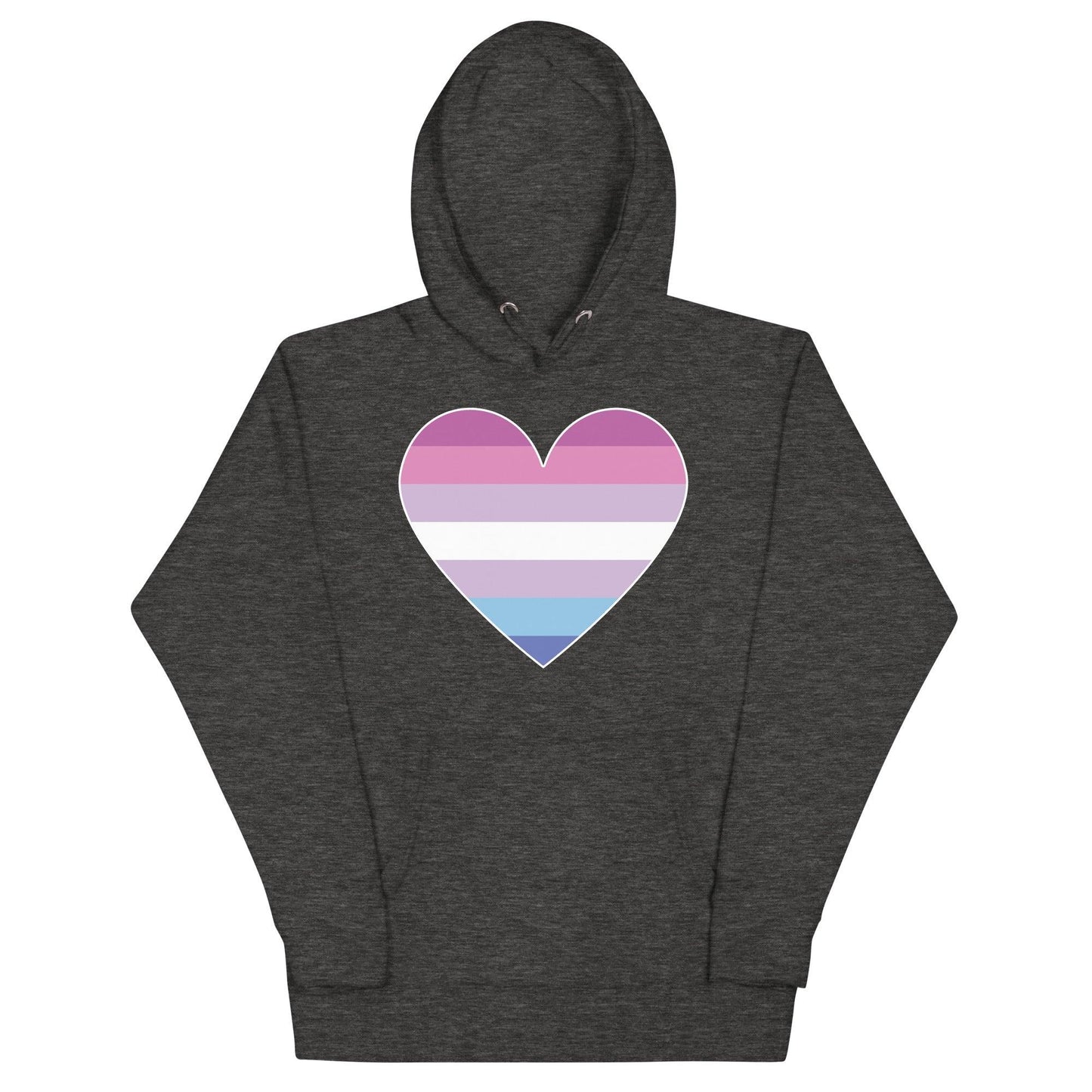 Bigender Heart Hoodie - Hoodie - Free 2 B