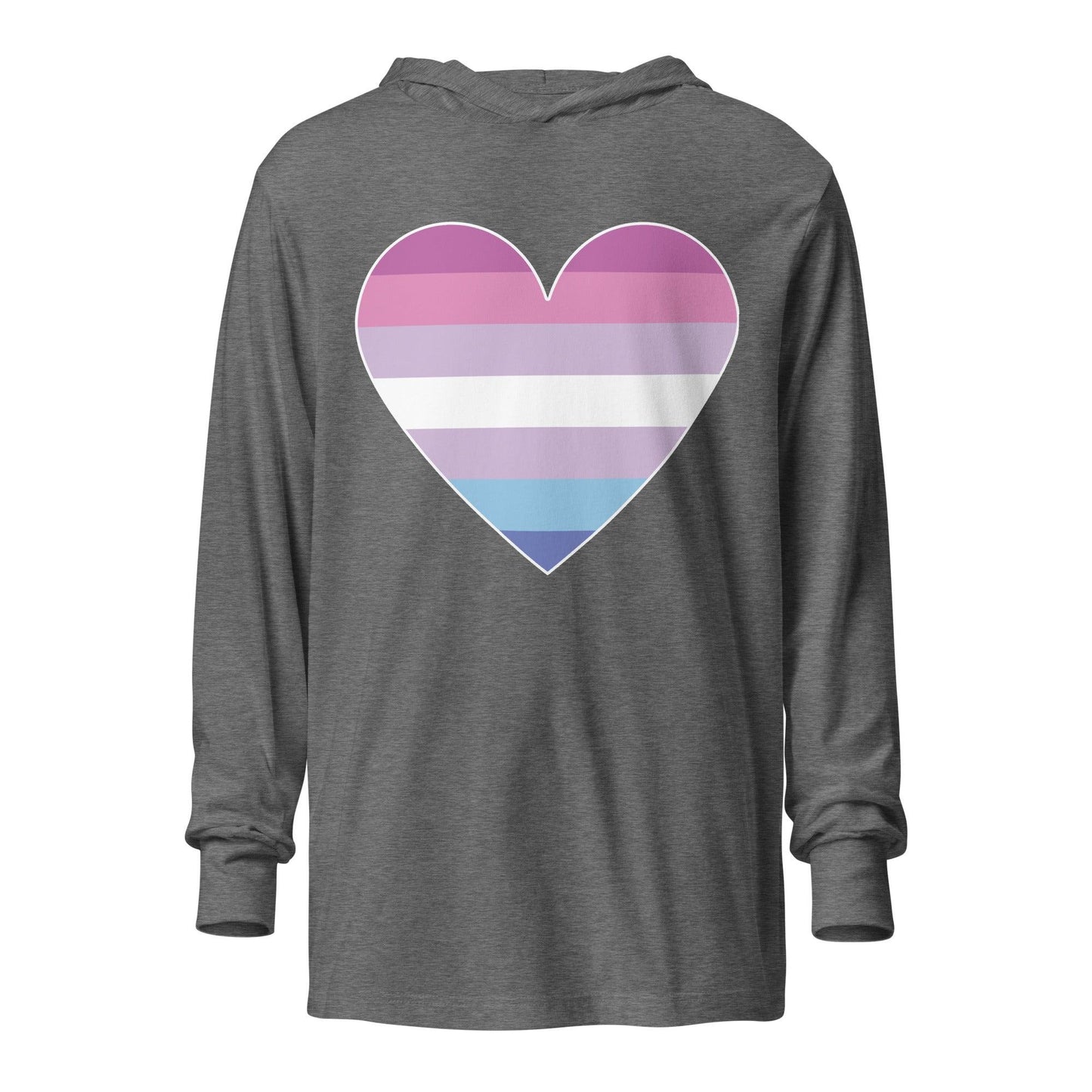 Bigender Heart Long Sleeve Shirt - Long Sleeve Shirt - Free 2 B