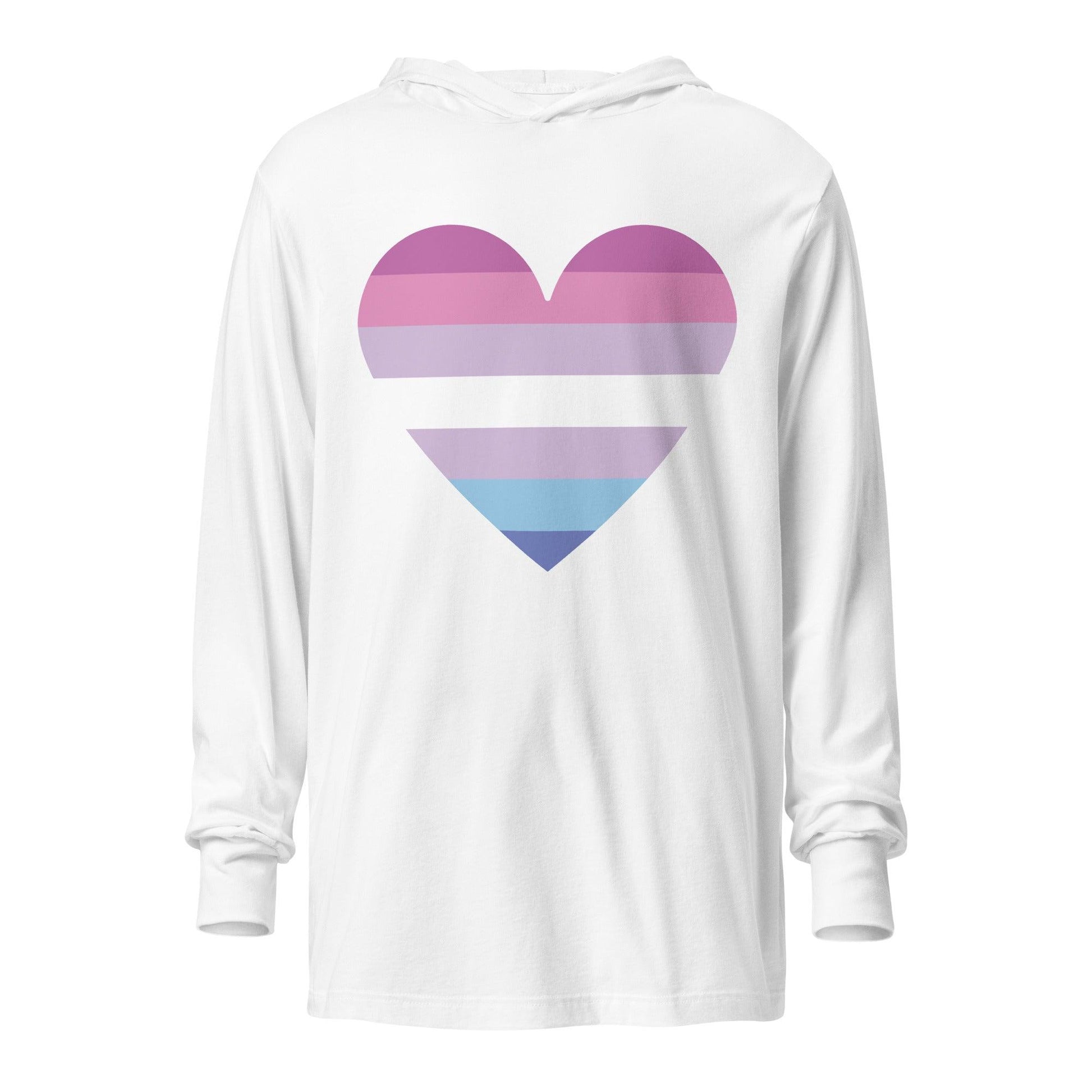 Bigender Heart Long Sleeve Shirt - Long Sleeve Shirt - Free 2 B