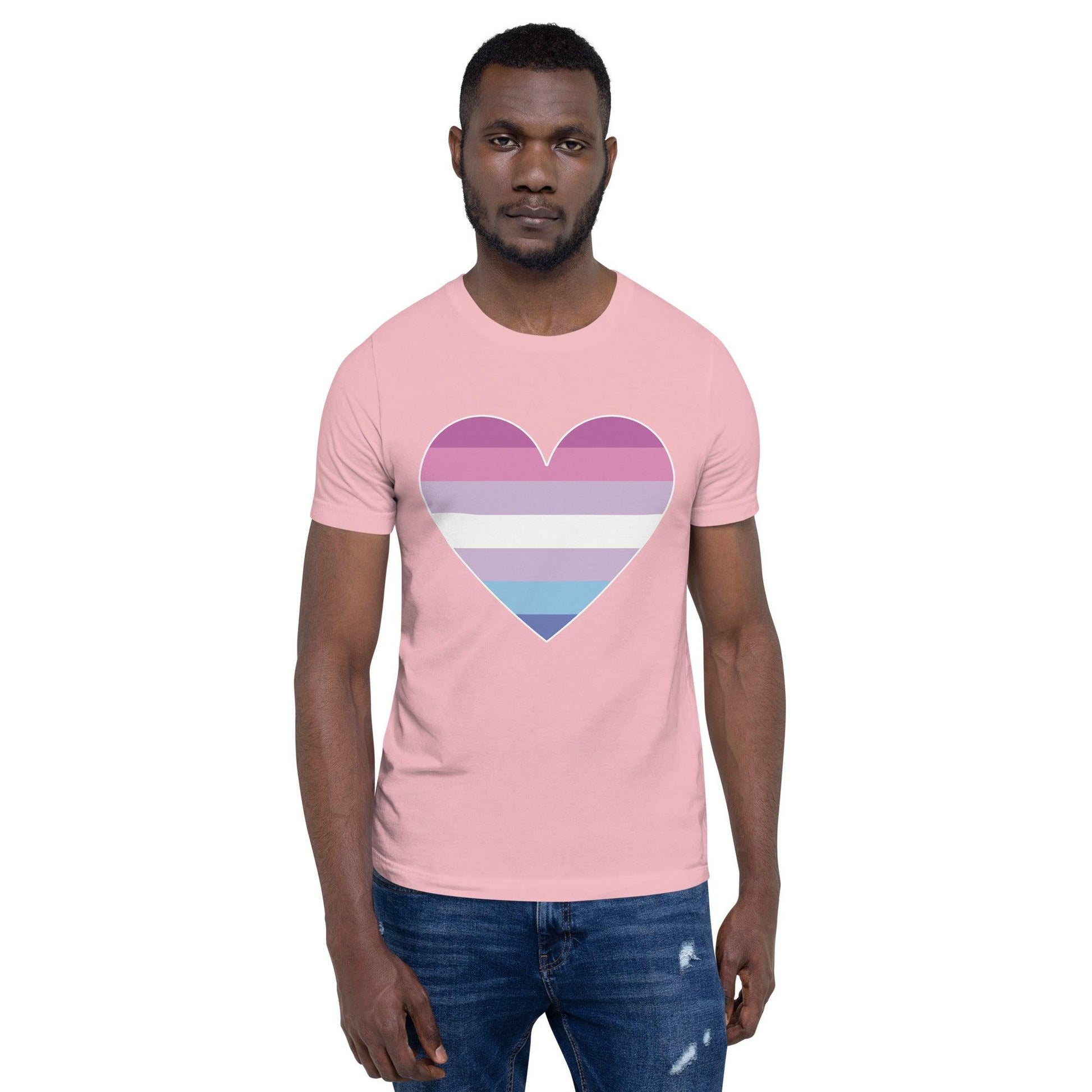 Bigender Heart T-Shirt - T Shirt - Free 2 B