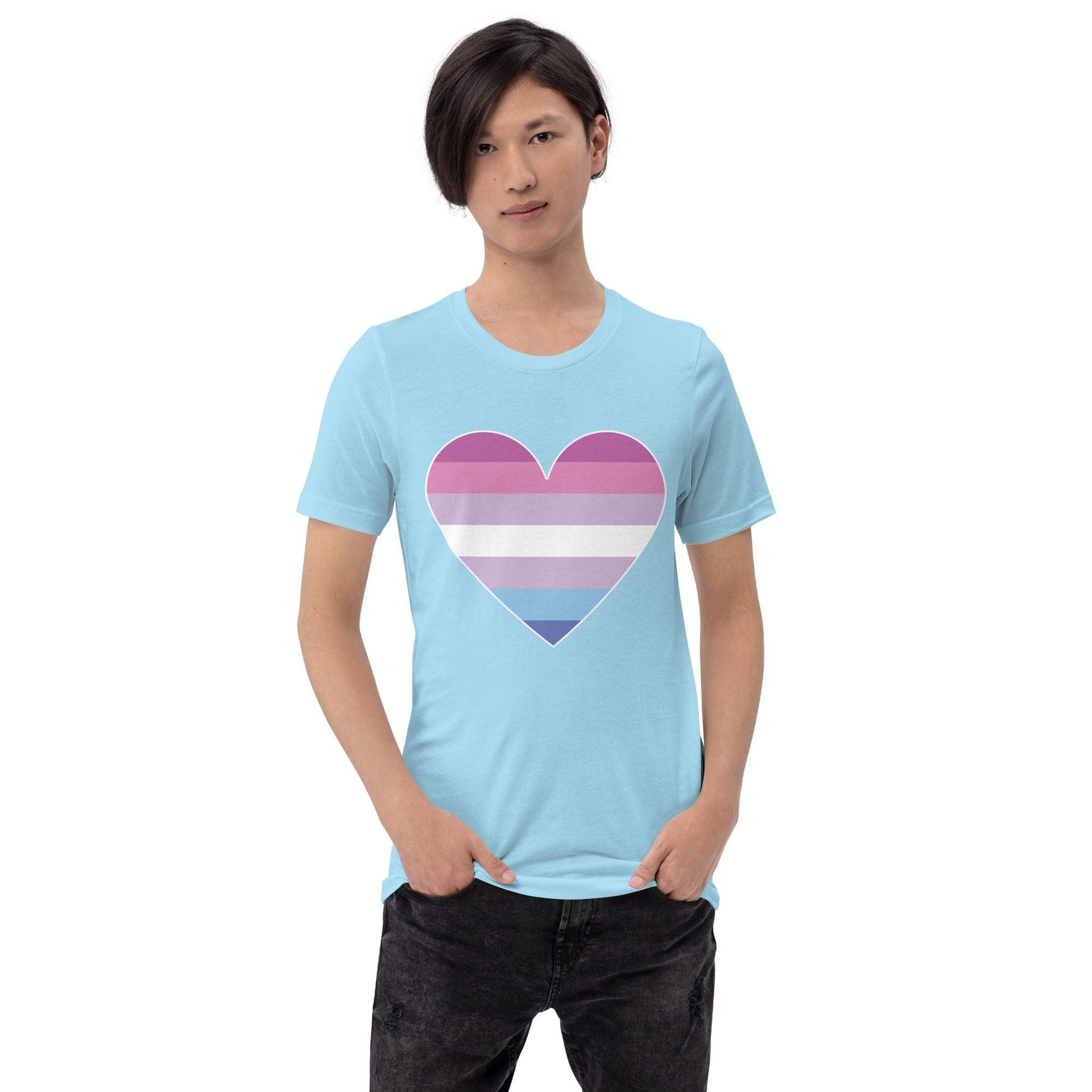 Bigender Heart T-Shirt - T Shirt - Free 2 B