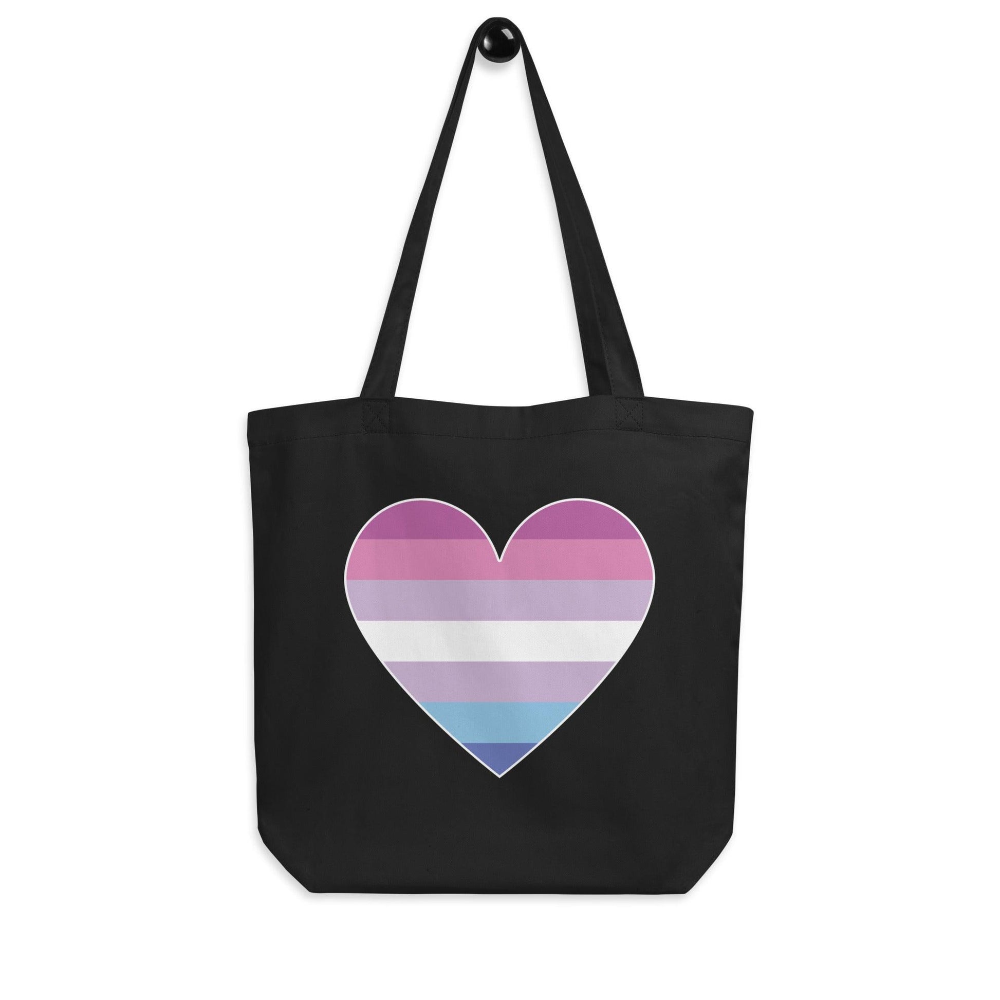 Bigender Heart Tote Bag - Tote Bag - Free 2 B