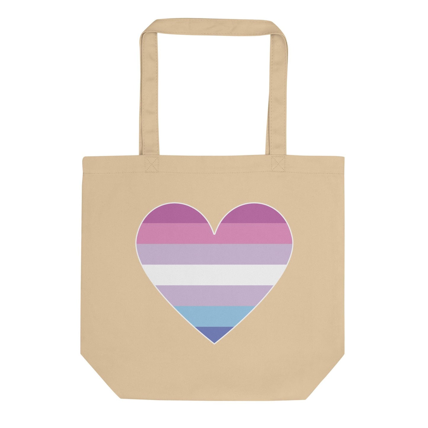 Bigender Heart Tote Bag - Tote Bag - Free 2 B