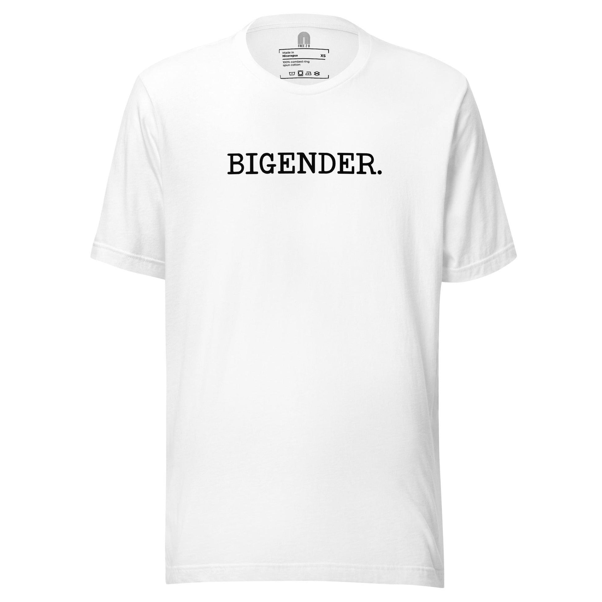 Bigender Pride T-Shirt - T Shirt - Free 2 B