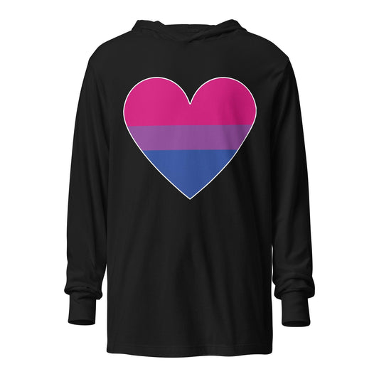 Bisexual Heart Long Sleeve Shirt - Long Sleeve Shirt - Free 2 B