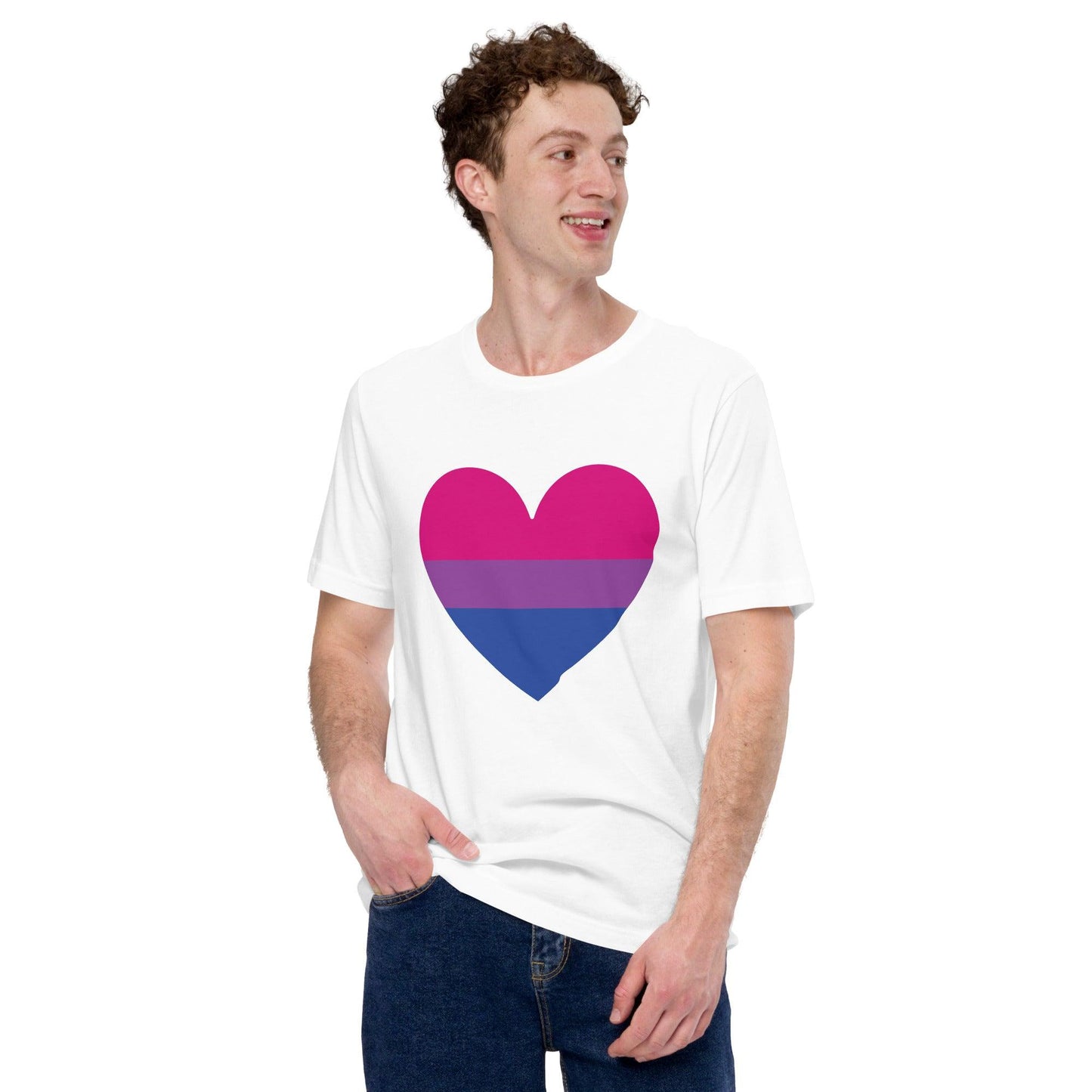 Bisexual Heart T-Shirt - T Shirt - Free 2 B