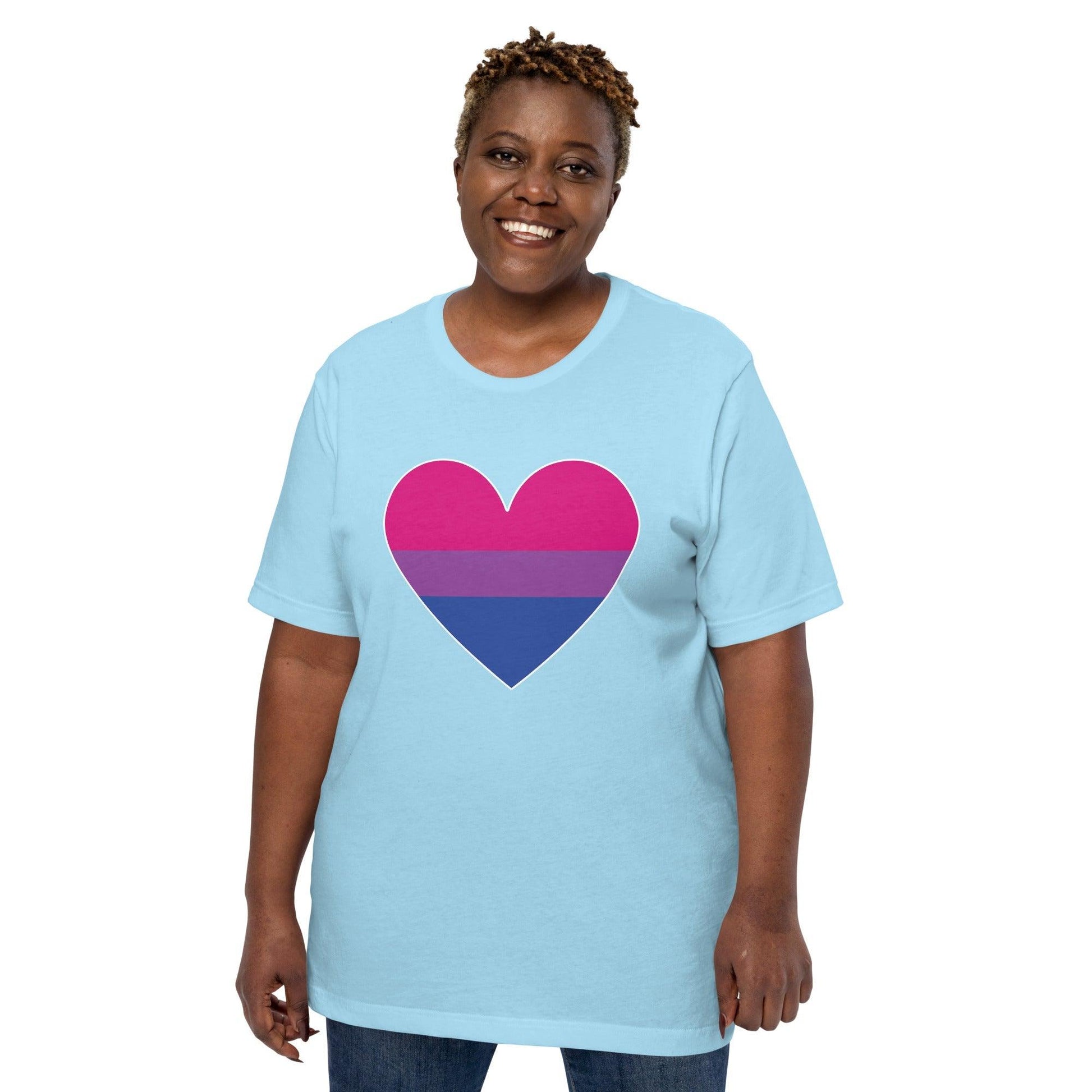 Bisexual Heart T-Shirt - T Shirt - Free 2 B