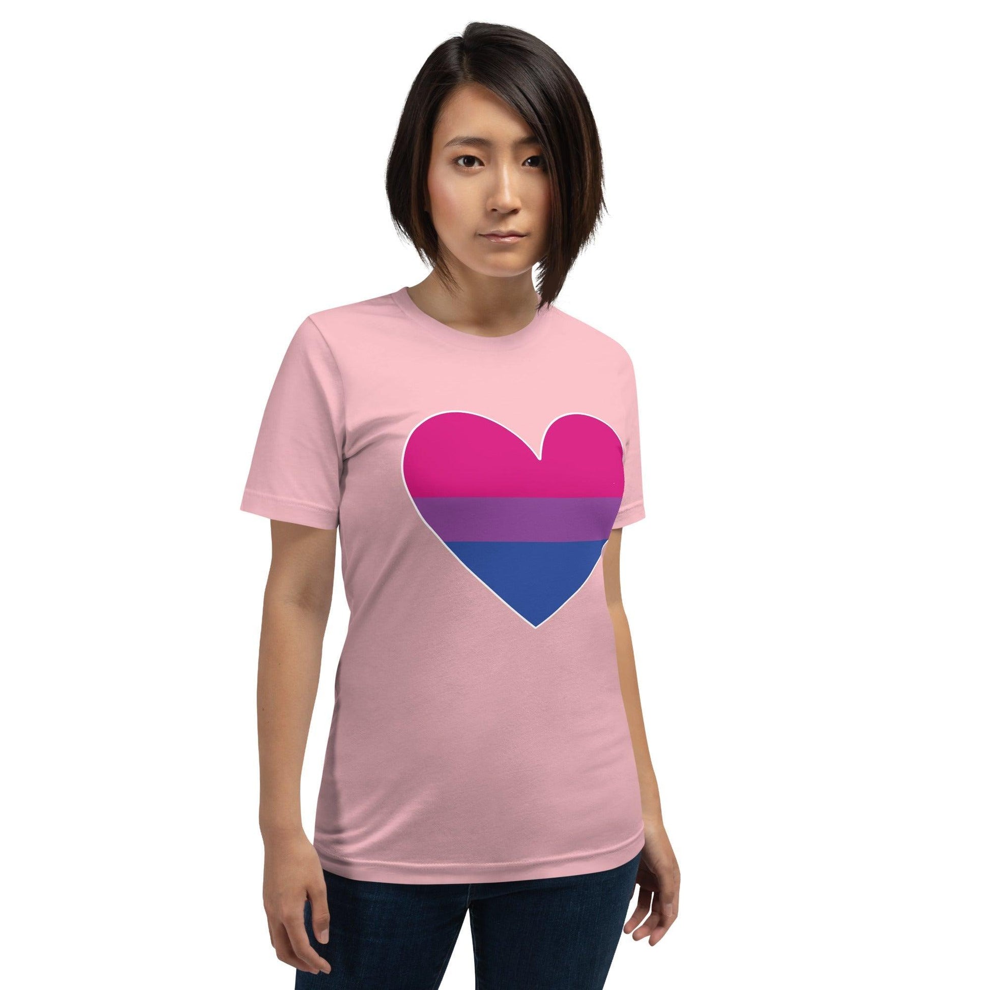 Bisexual Heart T-Shirt - T Shirt - Free 2 B