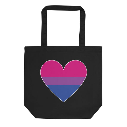 Bisexual Heart Tote Bag - Tote Bag - Free 2 B