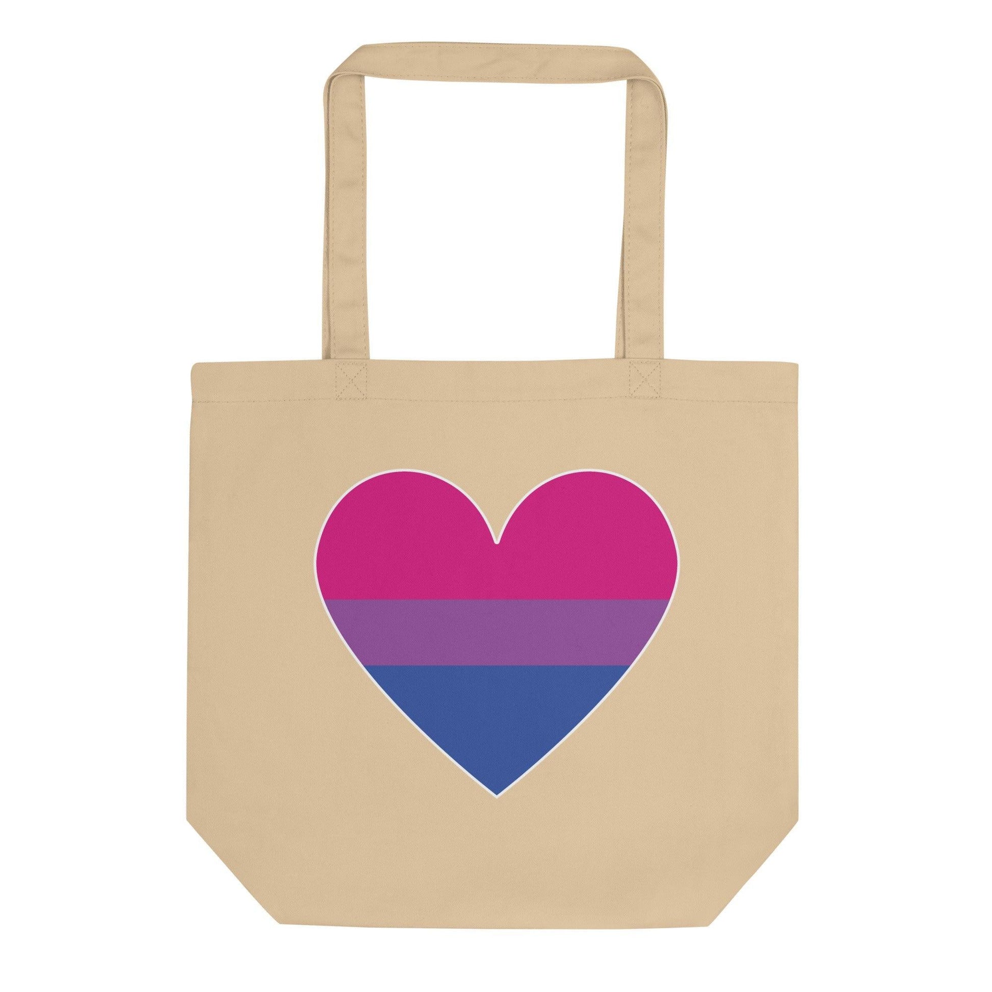 Bisexual Heart Tote Bag - Tote Bag - Free 2 B