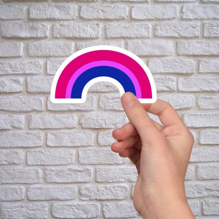 Bisexual Pride Sticker - Sticker - Free 2 B