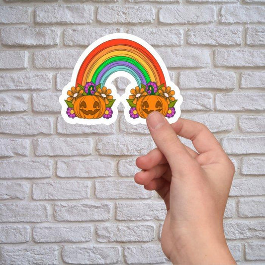 Boho Pumpkin Harmony Sticker - Sticker - Free 2 B