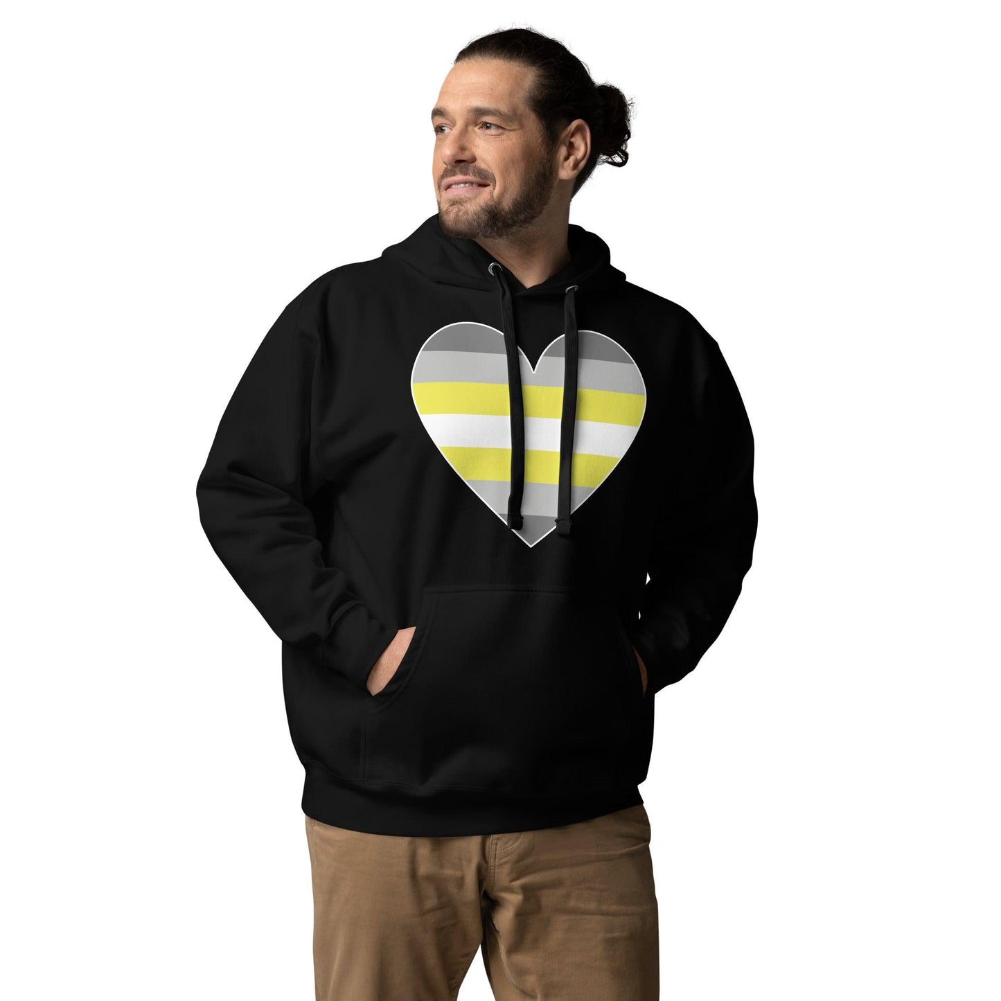 Demigender Heart Hoodie - Hoodie - Free 2 B