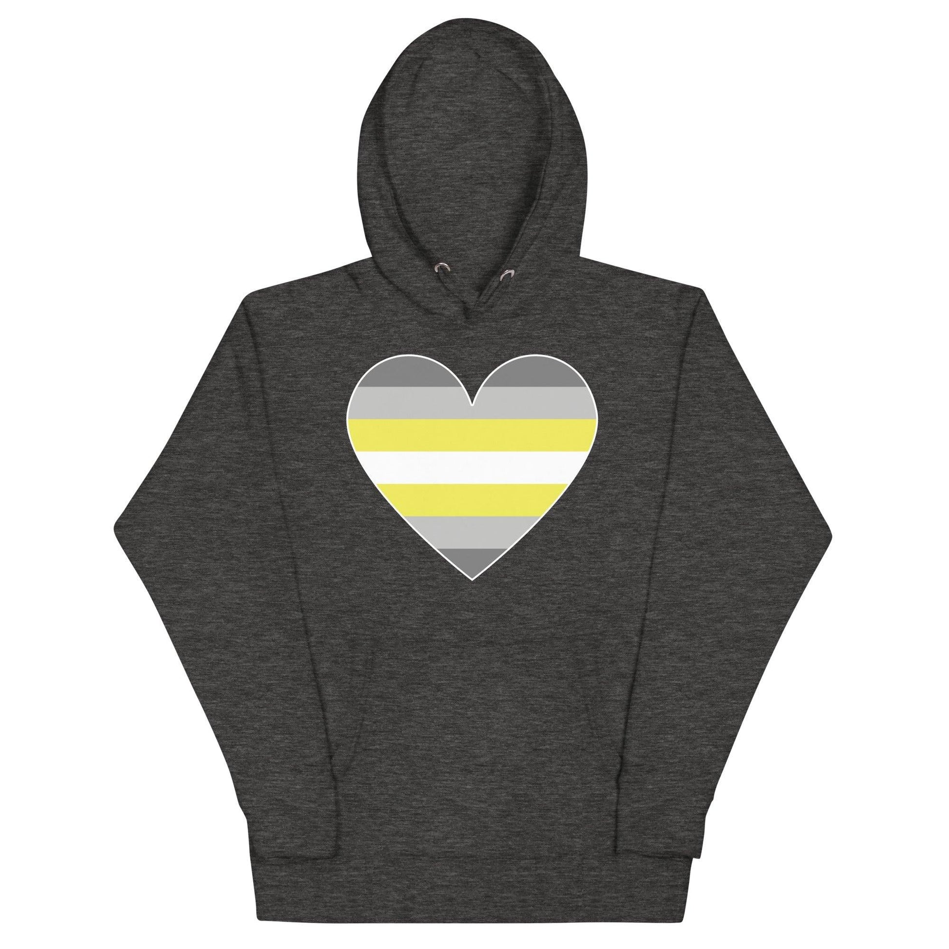 Demigender Heart Hoodie - Hoodie - Free 2 B