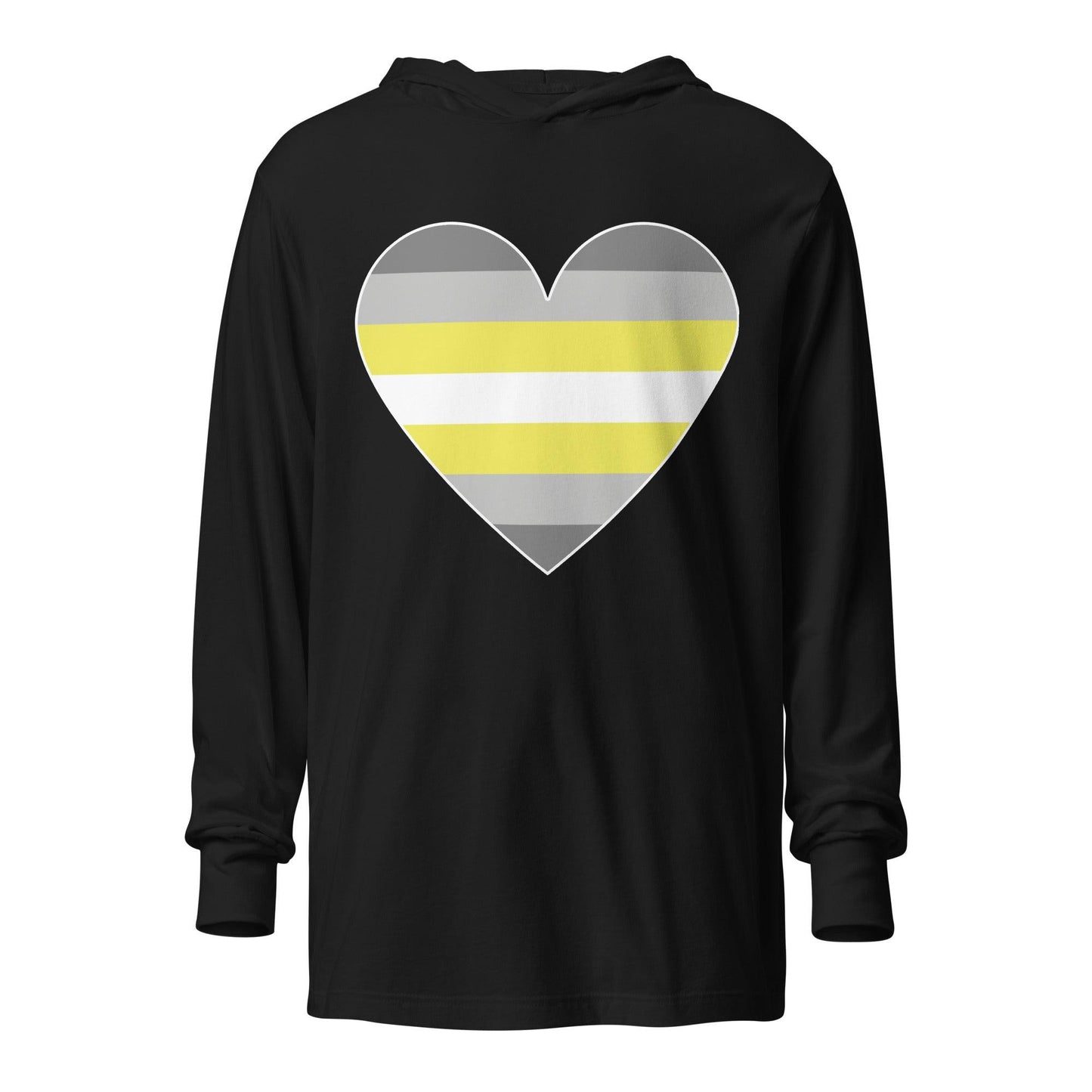 Demigender Heart Long Sleeve Shirt - Long Sleeve Shirt - Free 2 B