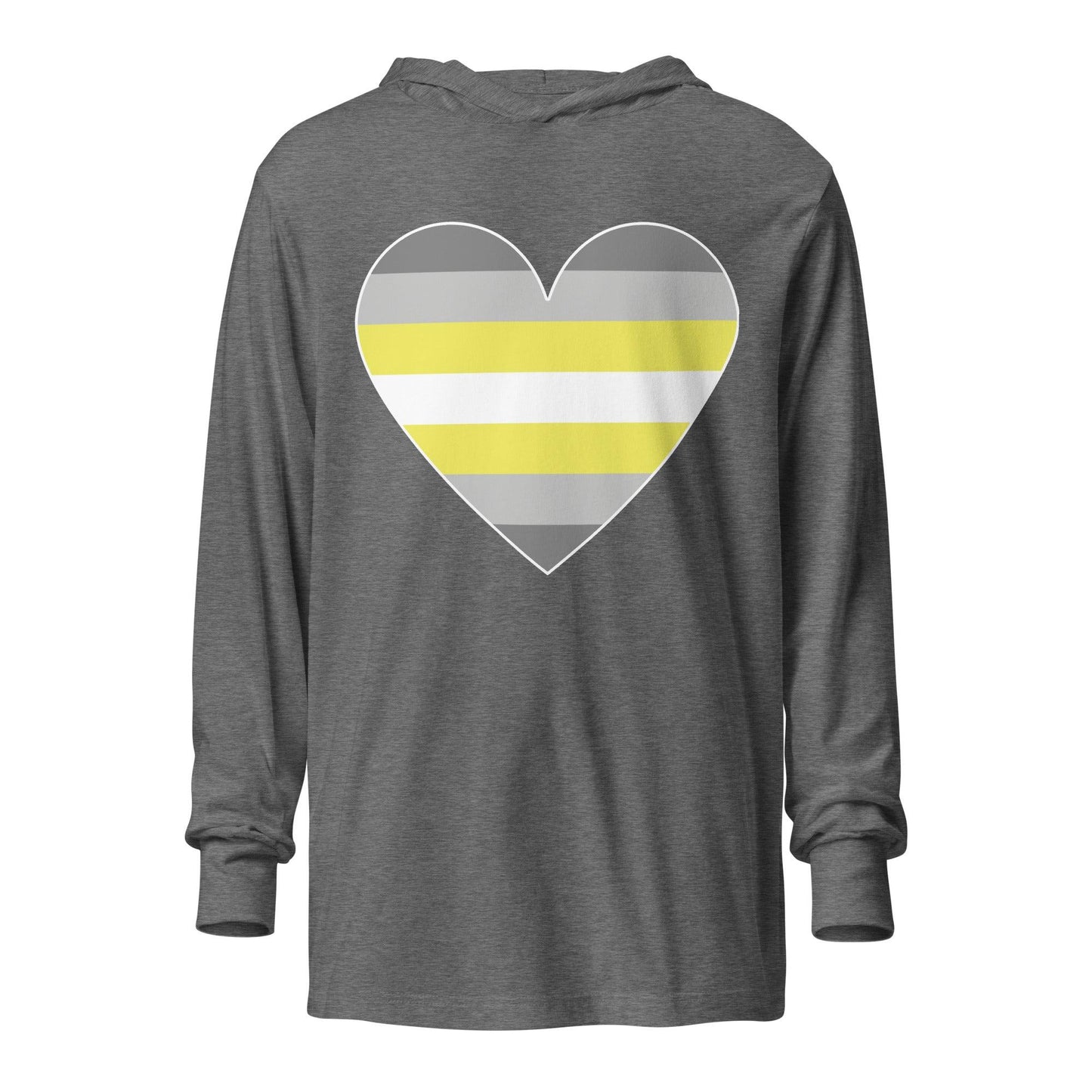 Demigender Heart Long Sleeve Shirt - Long Sleeve Shirt - Free 2 B