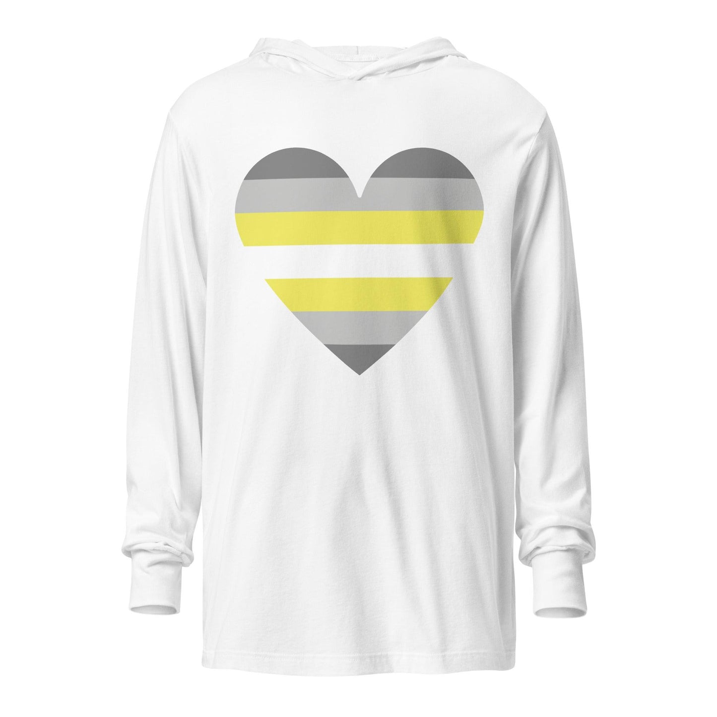 Demigender Heart Long Sleeve Shirt - Long Sleeve Shirt - Free 2 B