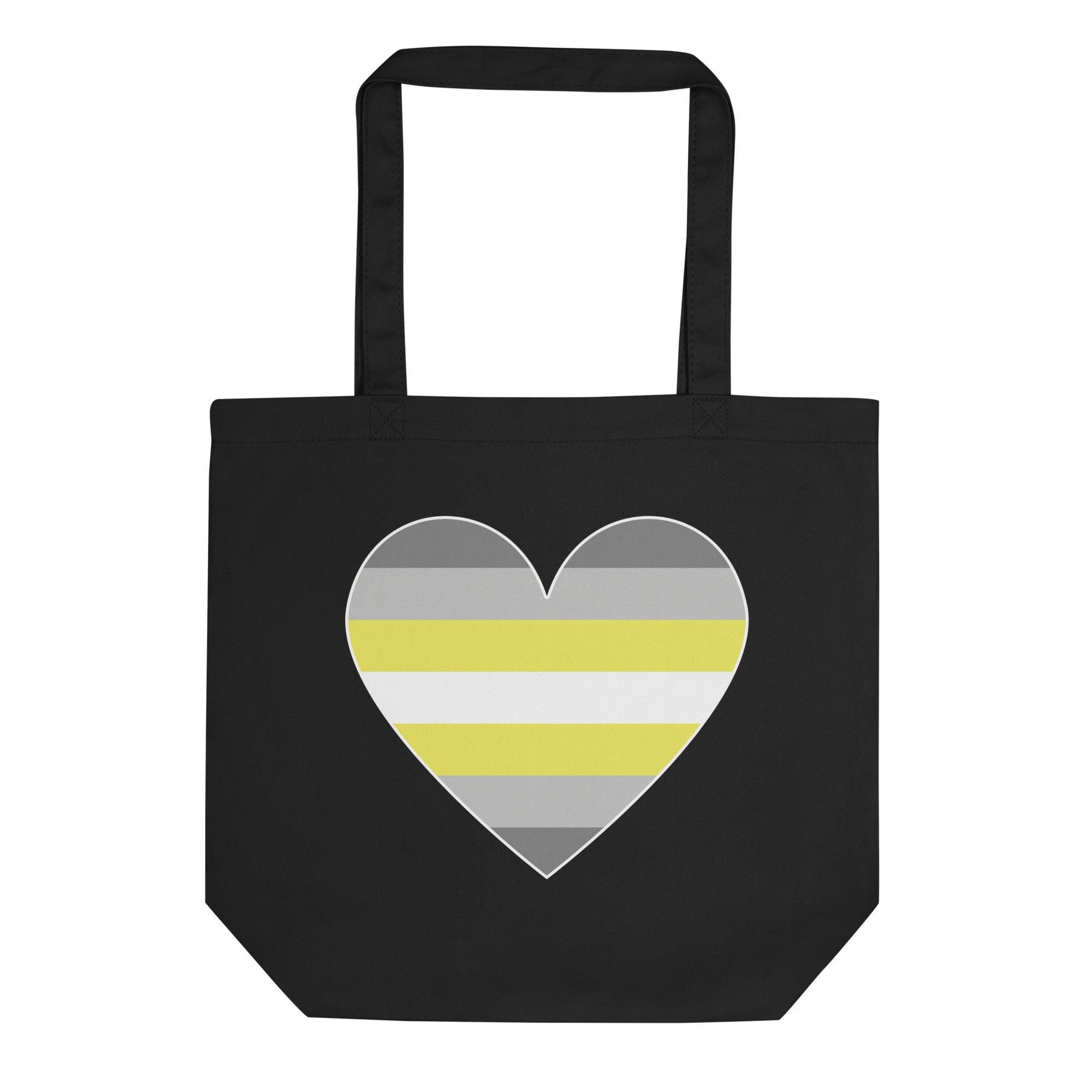 Demigender Heart Tote Bag - Tote Bag - Free 2 B