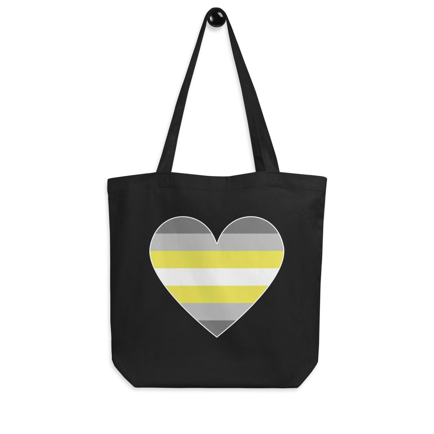 Demigender Heart Tote Bag - Tote Bag - Free 2 B