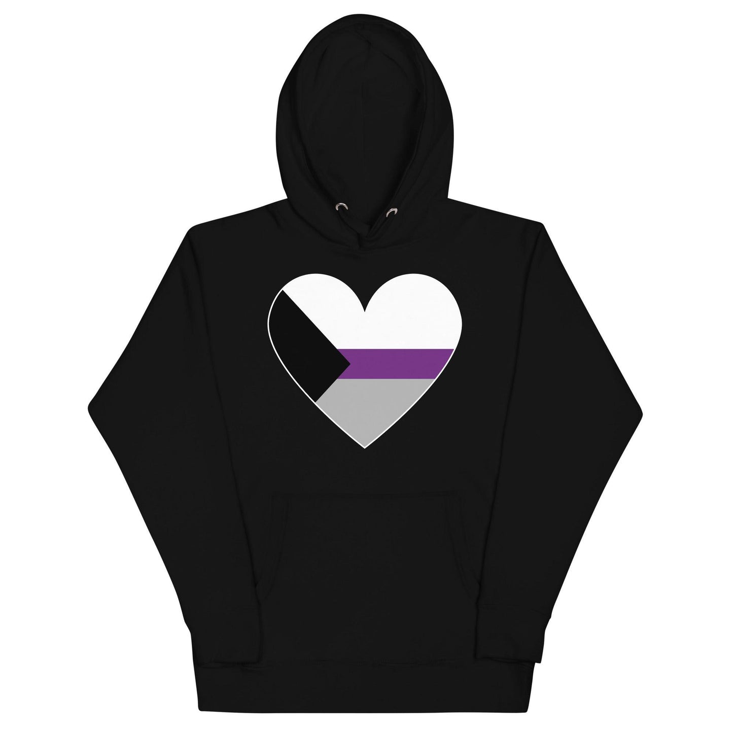 Demisexual Heart Hoodie - Hoodie - Free 2 B