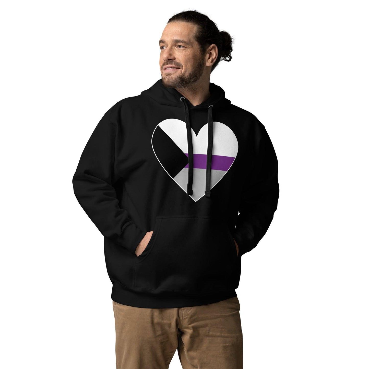 Demisexual Heart Hoodie - Hoodie - Free 2 B