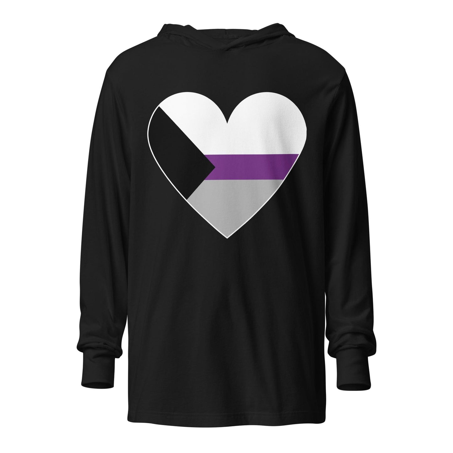 Demisexual Heart Long Sleeve Shirt - Long Sleeve Shirt - Free 2 B