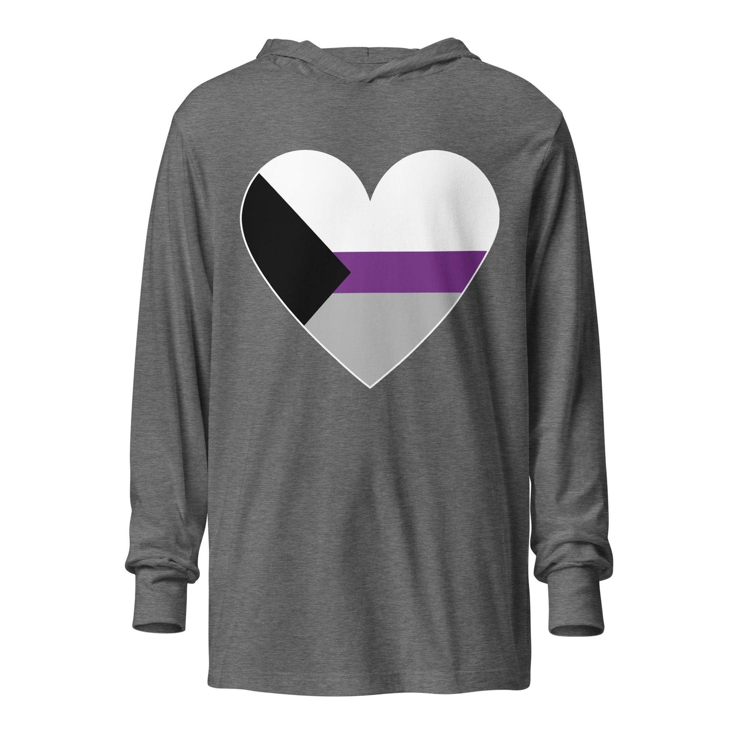 Demisexual Heart Long Sleeve Shirt - Long Sleeve Shirt - Free 2 B