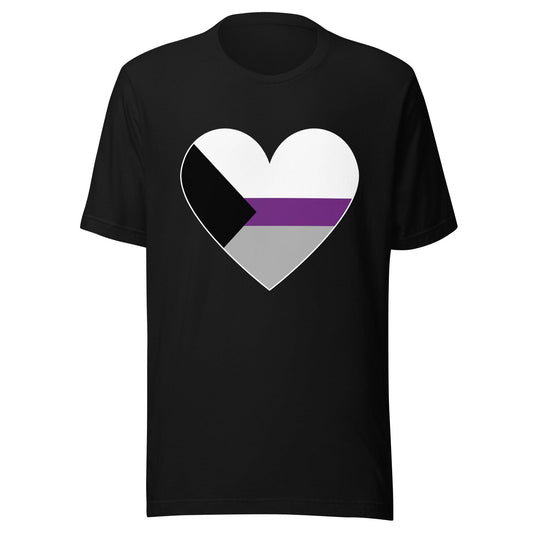 Demisexual Heart T-Shirt - T Shirt - Free 2 B