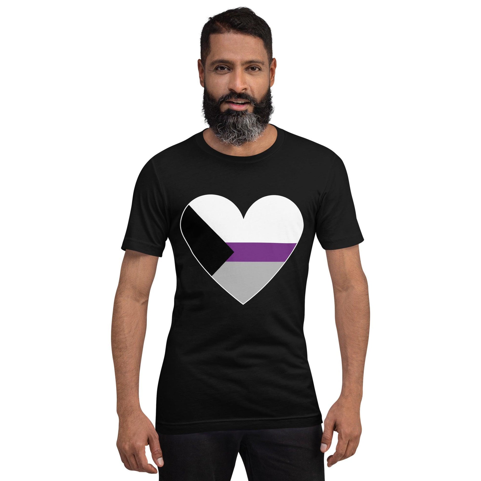 Demisexual Heart T-Shirt - T Shirt - Free 2 B