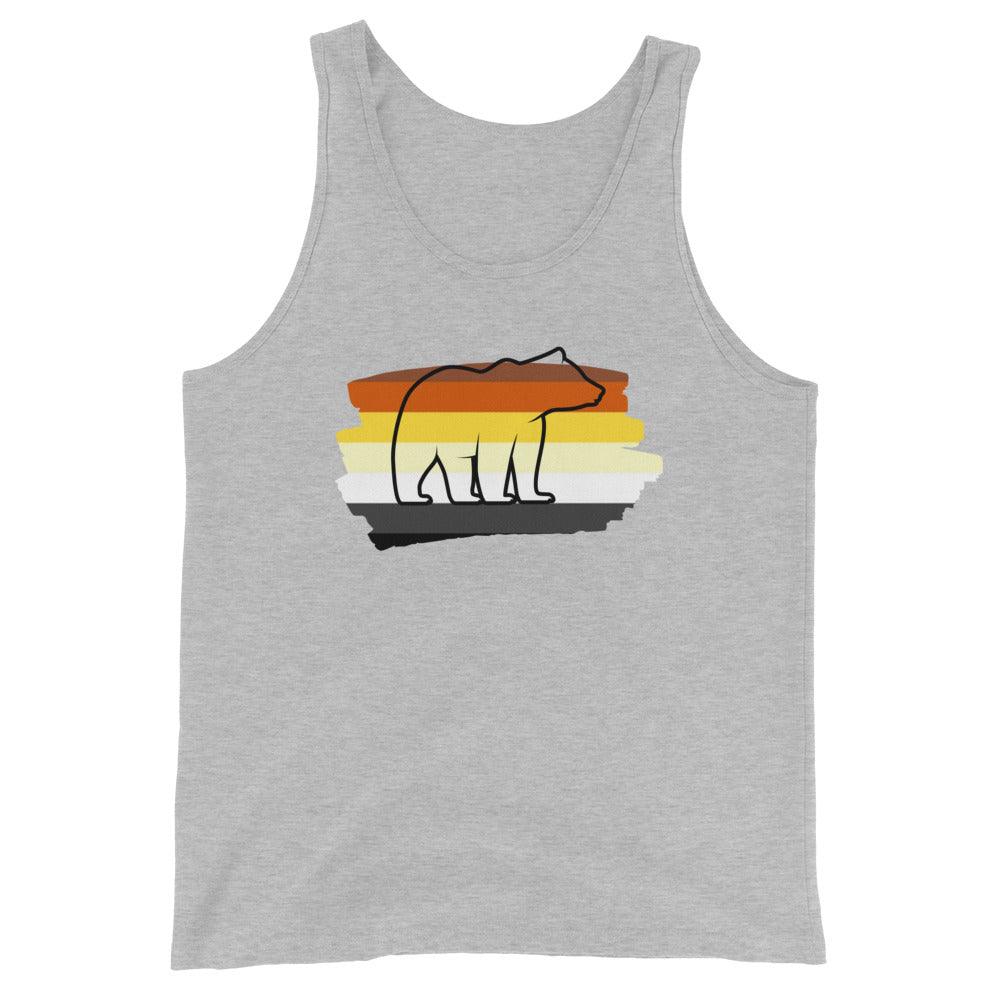 Gay Bear Silhouette Tank Top - Tank Top - Free 2 B